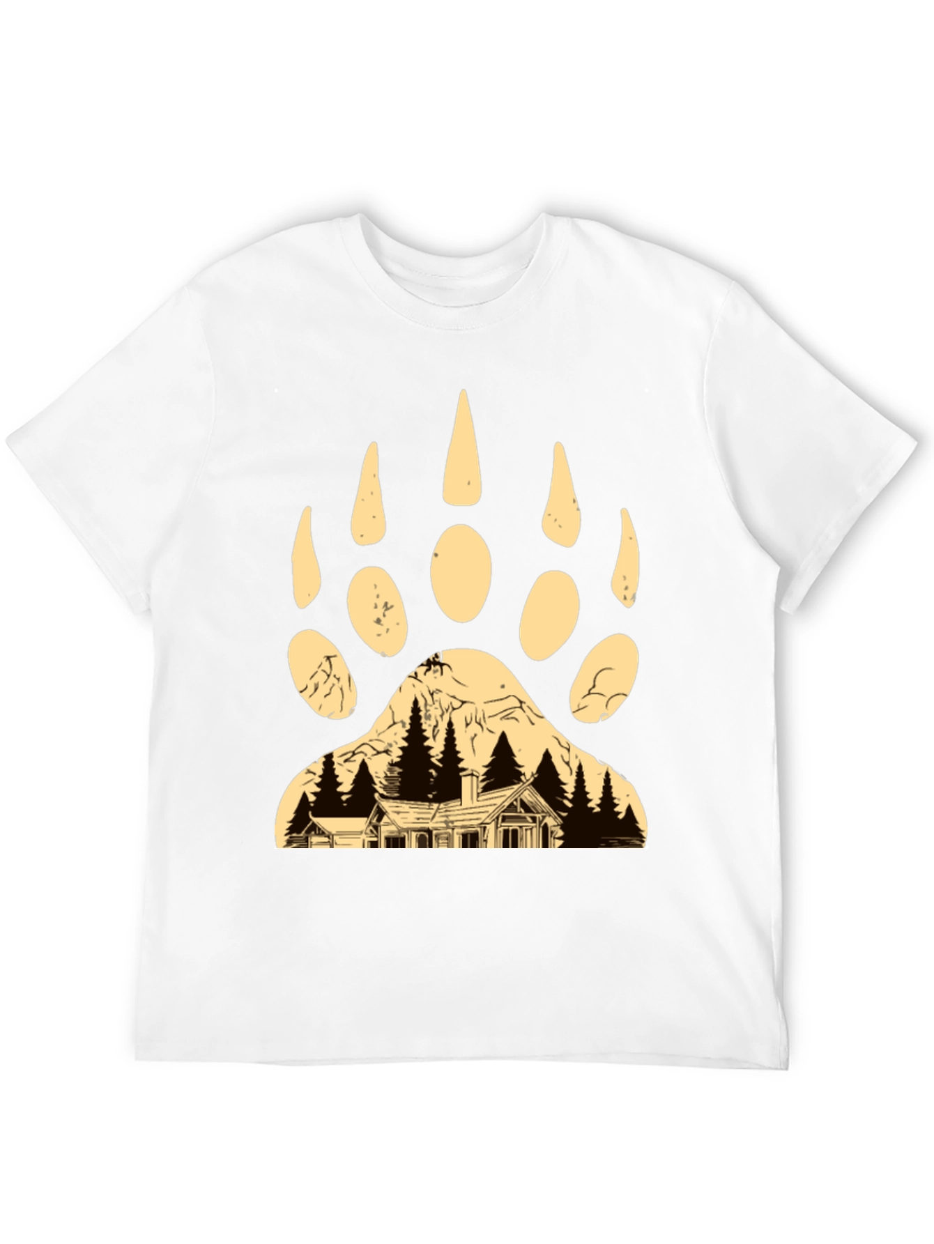 Bear Paw Cabin Graphic T-Shirt