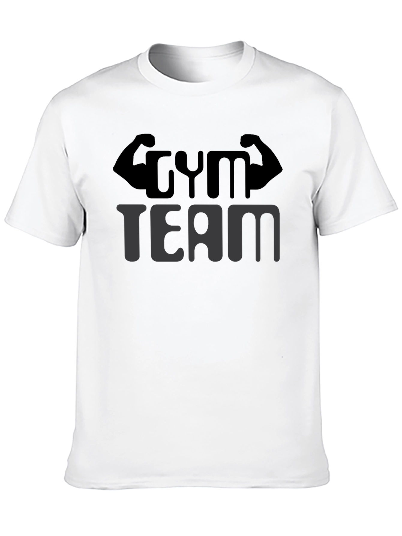 Gym Team Black T-Shirt - Fitness Apparel