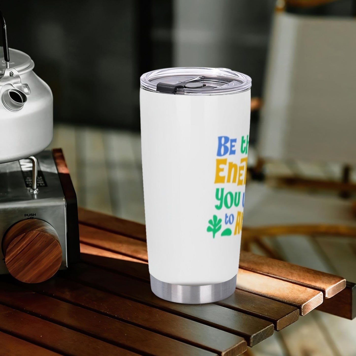 Gym-Friendly Insulated Tumbler - Stainless Steel Graphic Design Drink Cup
