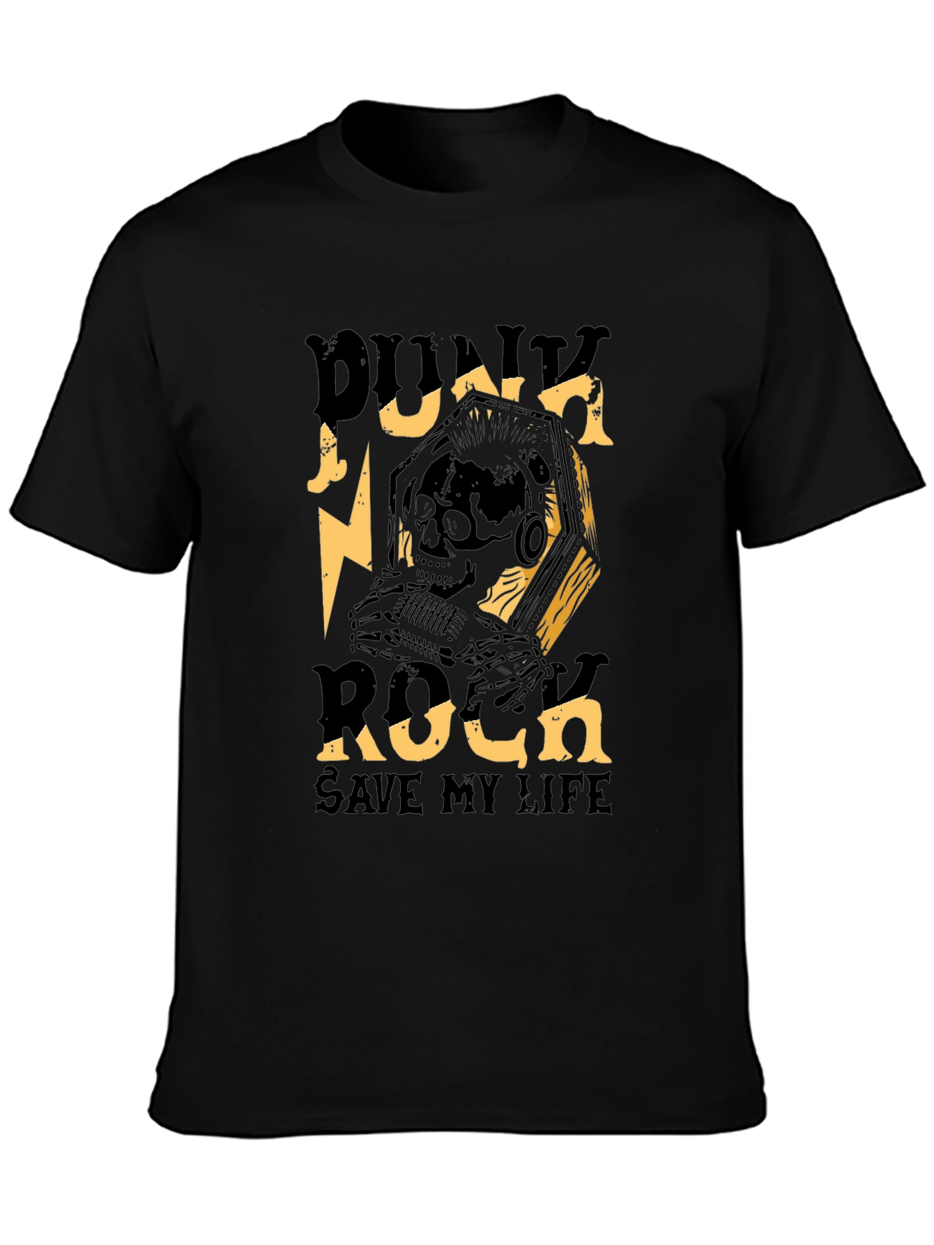 Punk Rock Save My Life Graphic T-Shirt