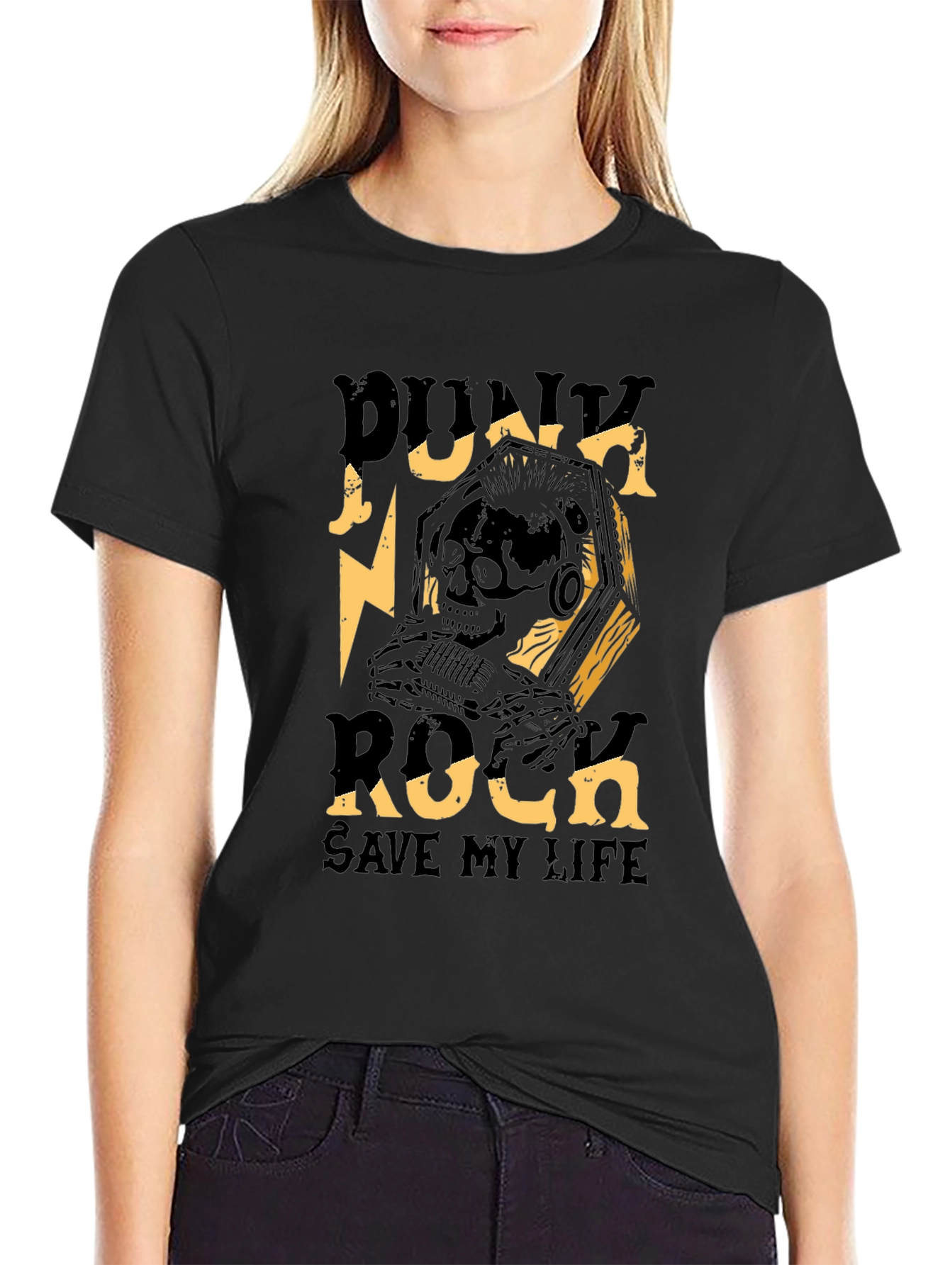 Punk Rock Save My Life Graphic T-Shirt