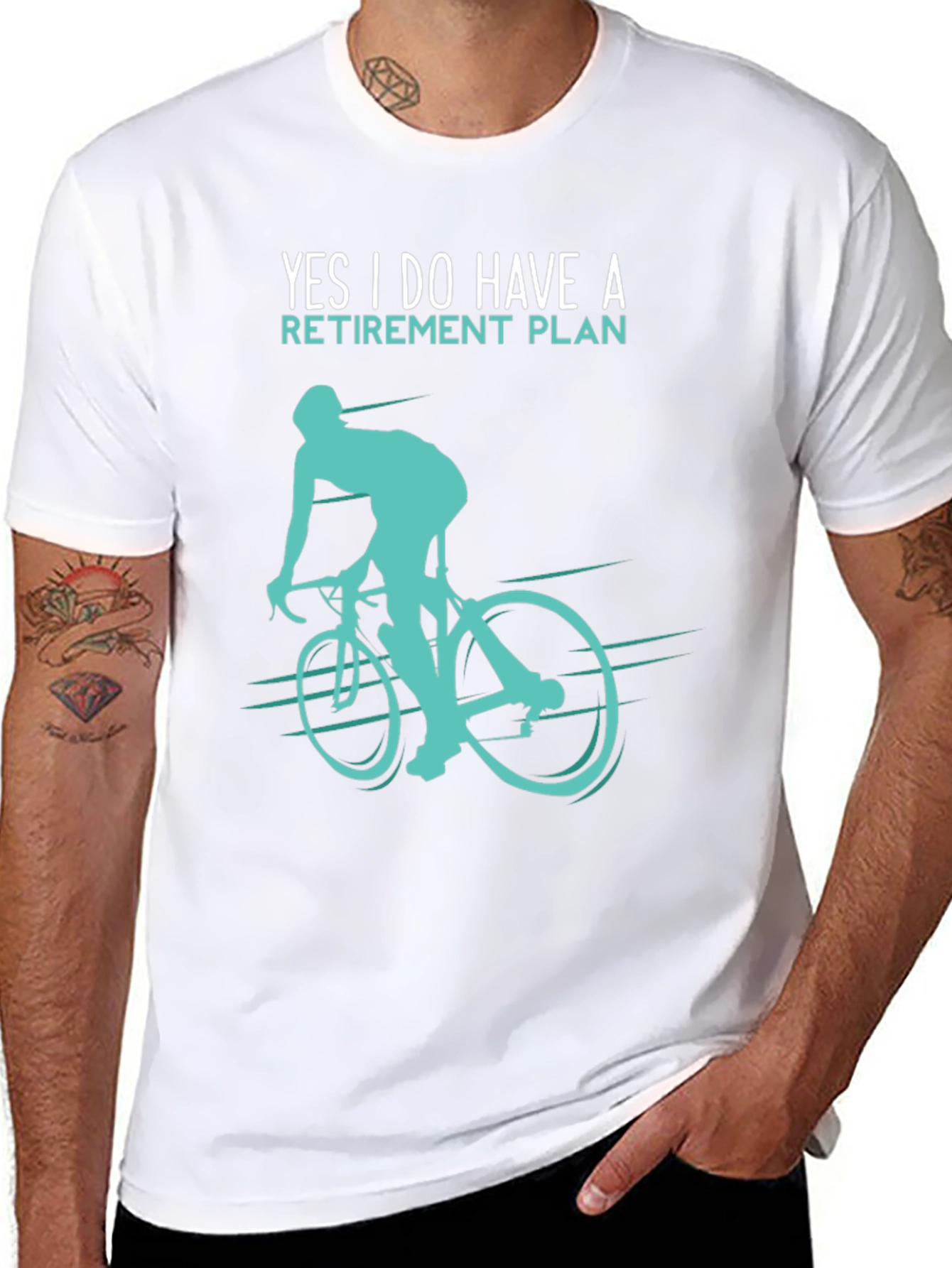 Retirement Plan Cyclist Graphic T-Shirt