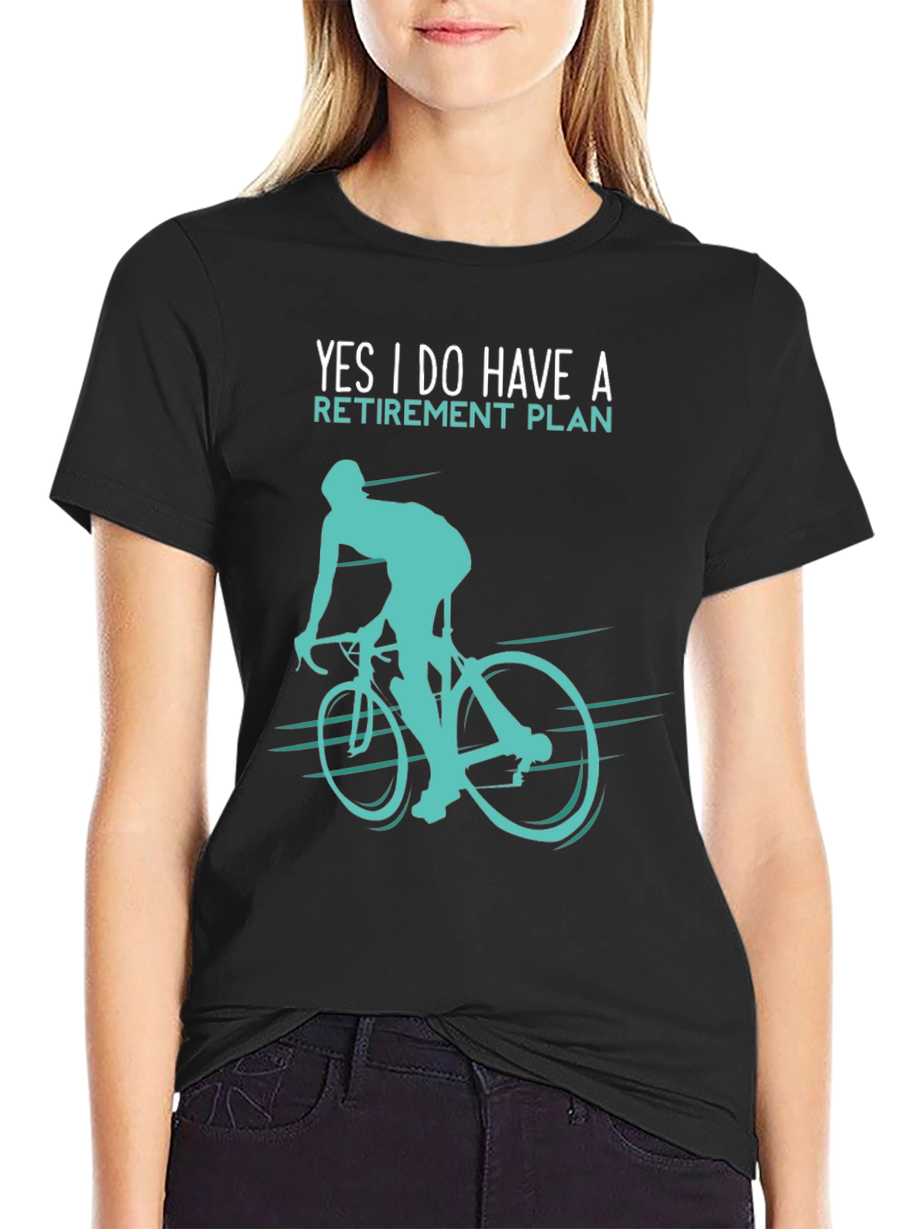 Retirement Plan Cyclist Graphic T-Shirt