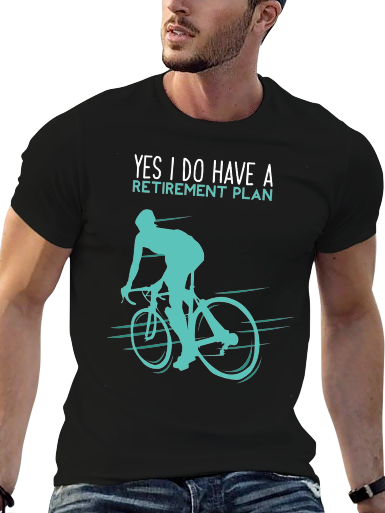 Retirement Plan Cyclist Graphic T-Shirt