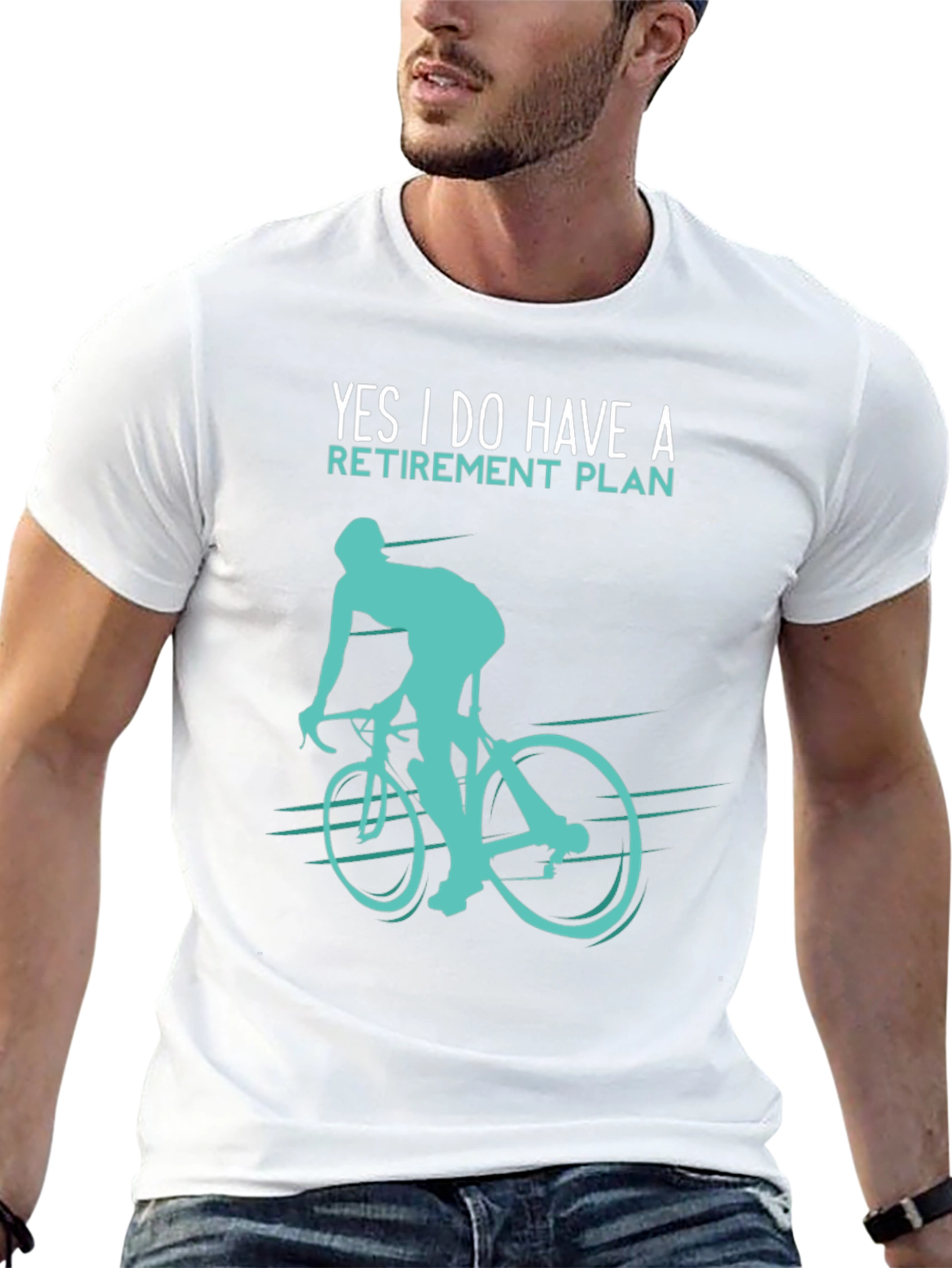 Retirement Plan Cyclist Graphic T-Shirt