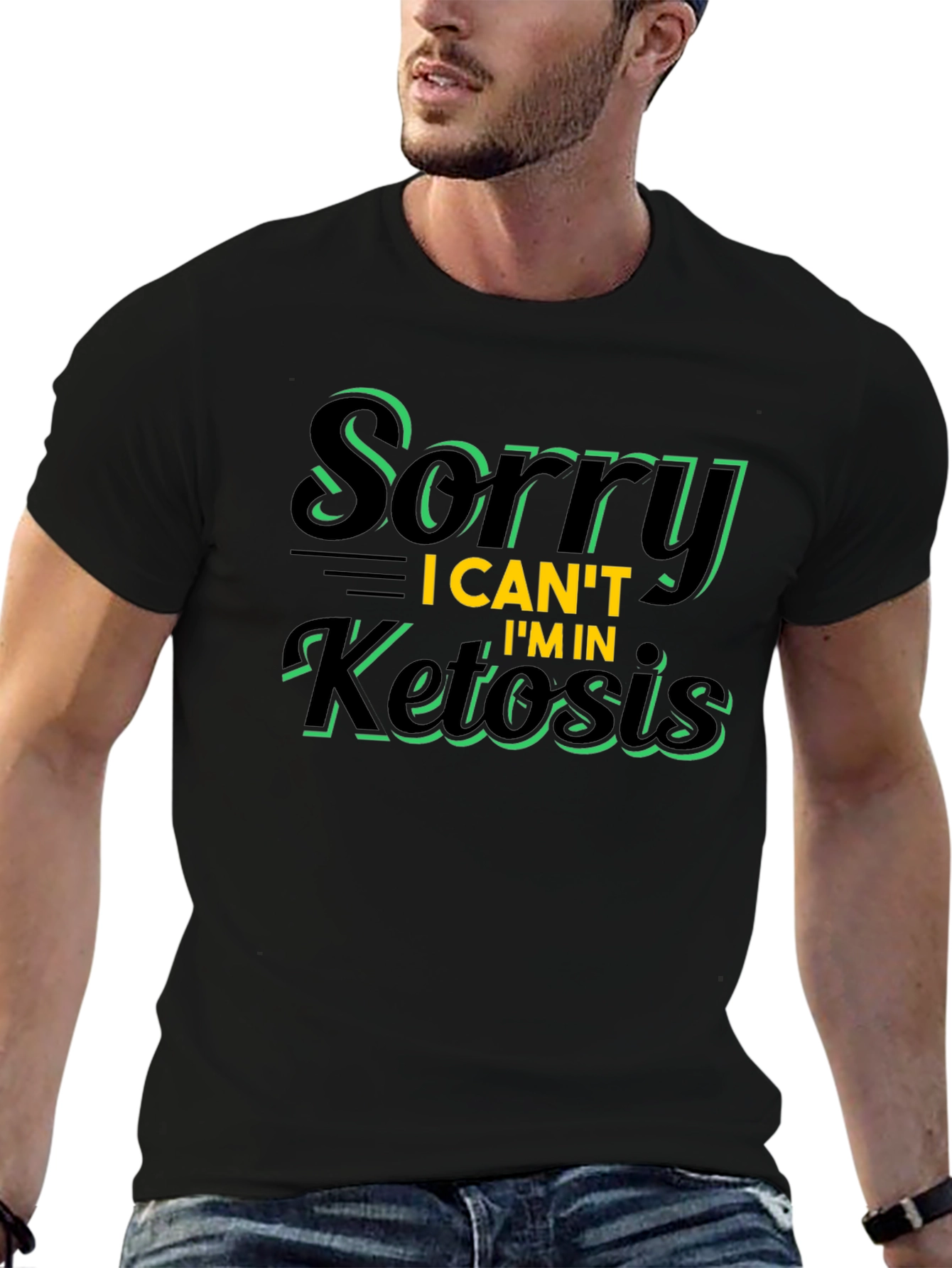 Funny Ketosis T-Shirt - Sorry I Cant