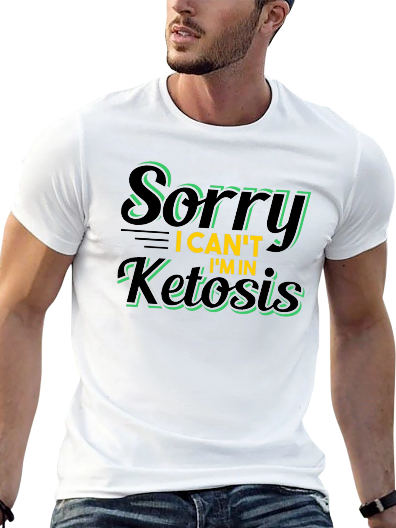 Funny Ketosis T-Shirt - Sorry I Cant