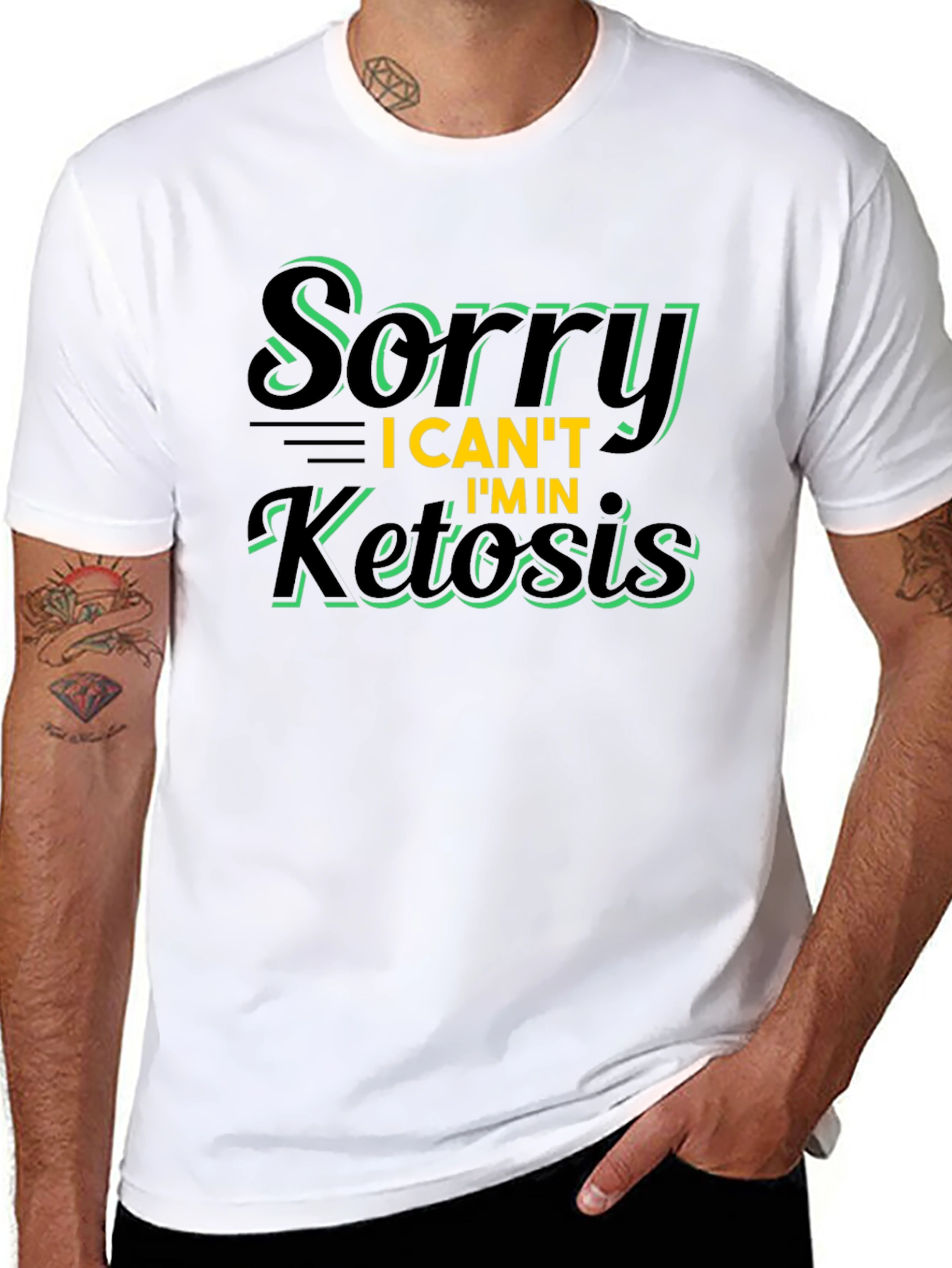 Funny Ketosis T-Shirt - Sorry I Cant