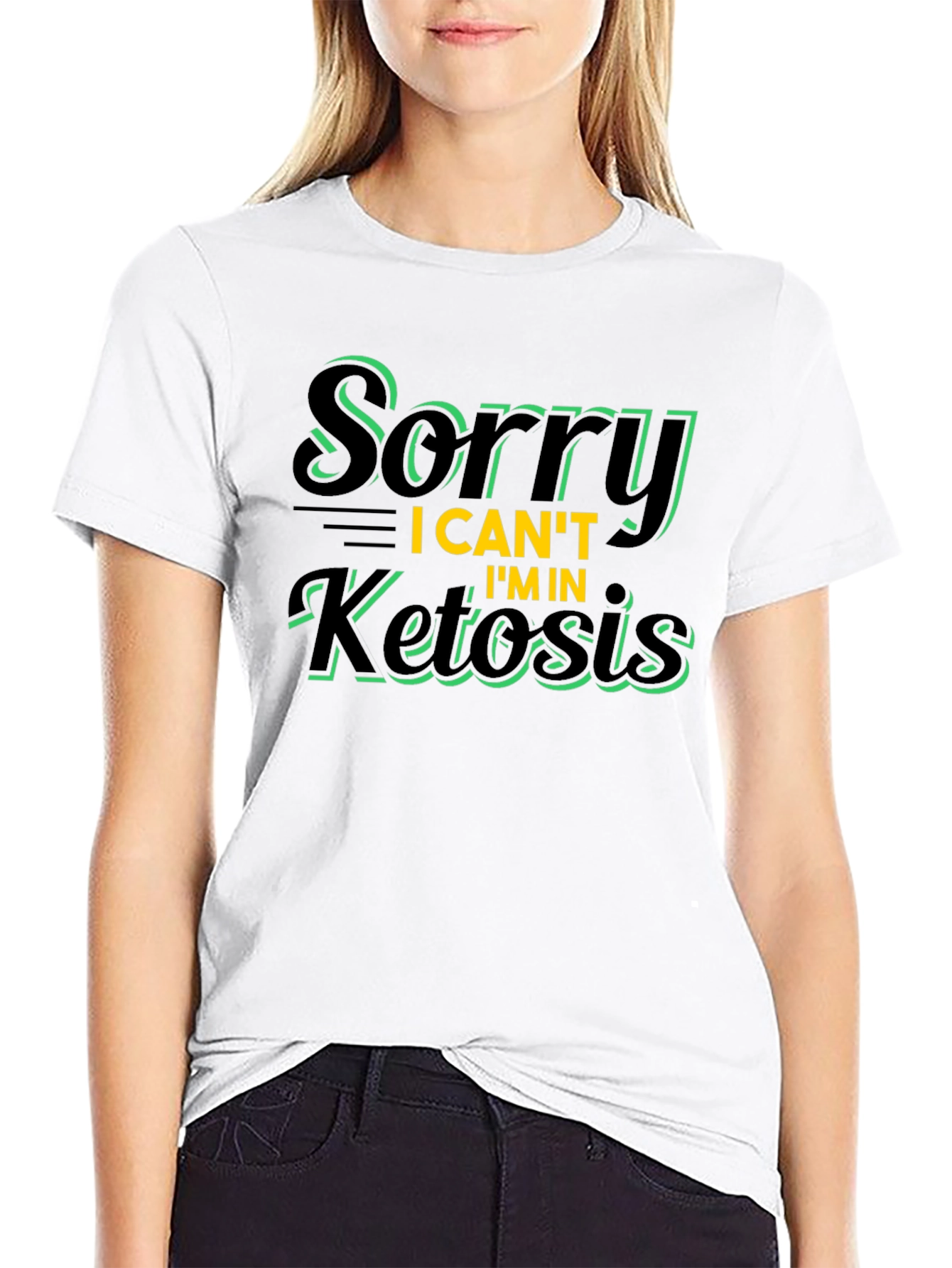 Funny Ketosis T-Shirt - Sorry I Cant