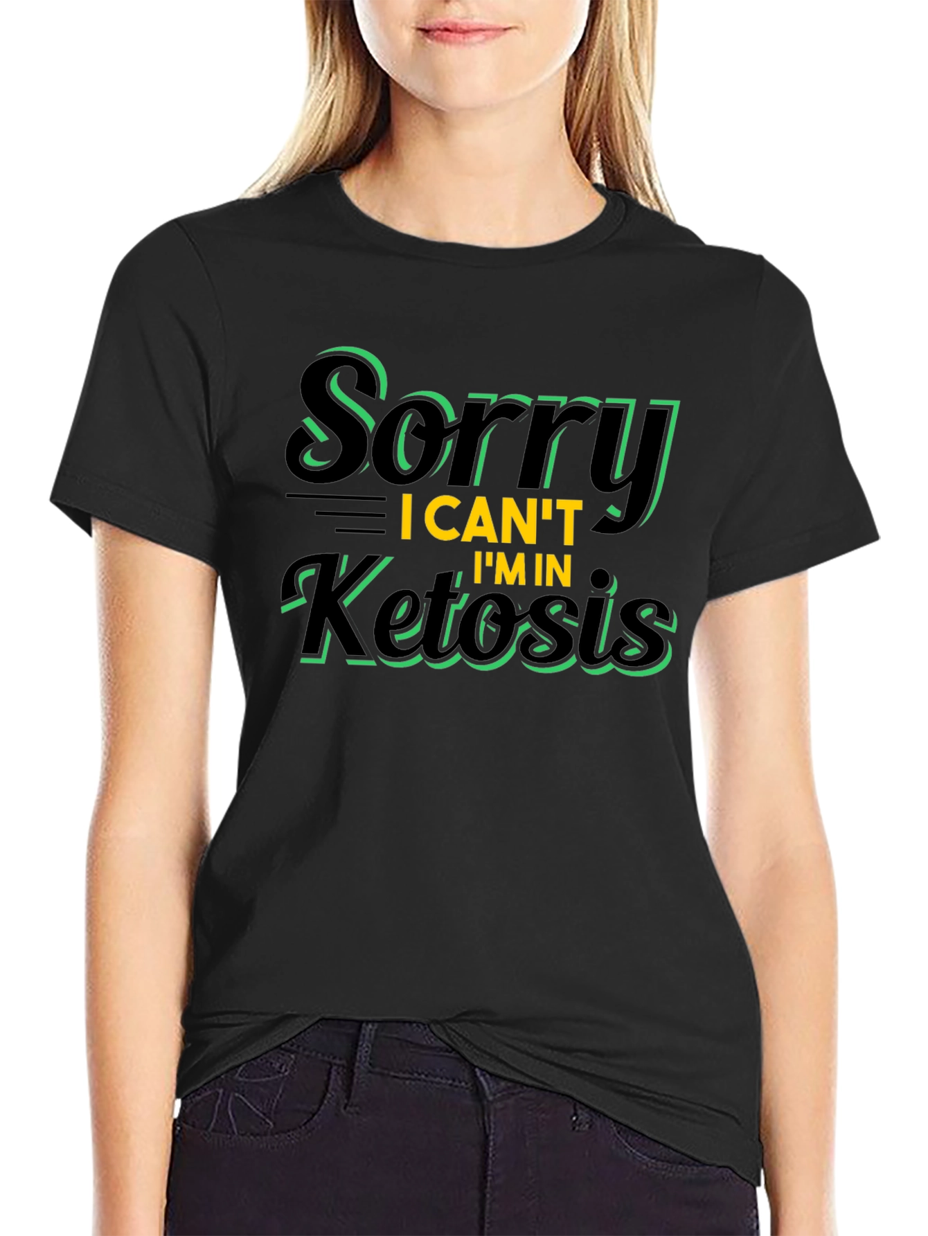 Funny Ketosis T-Shirt - Sorry I Cant
