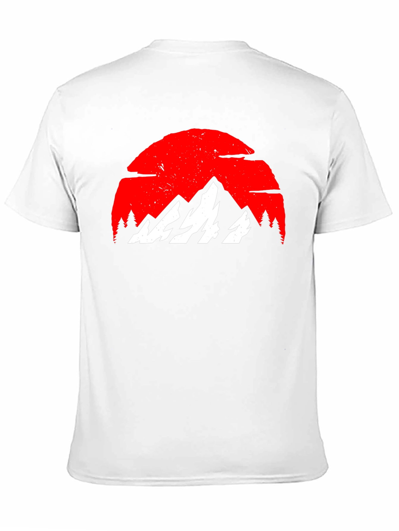 Mountain Sunset Graphic Tee - Black