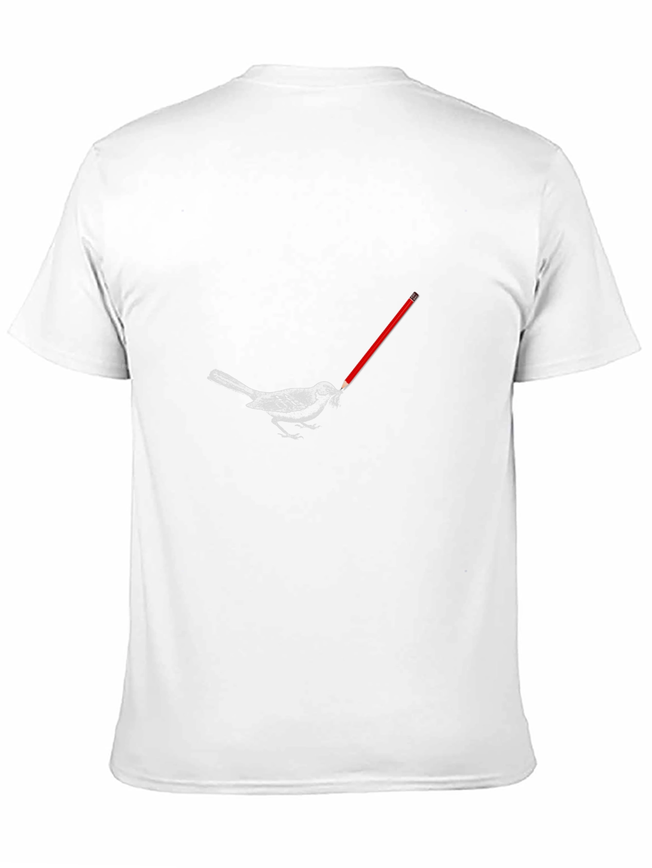 Bird with Pencil Graphic Tee