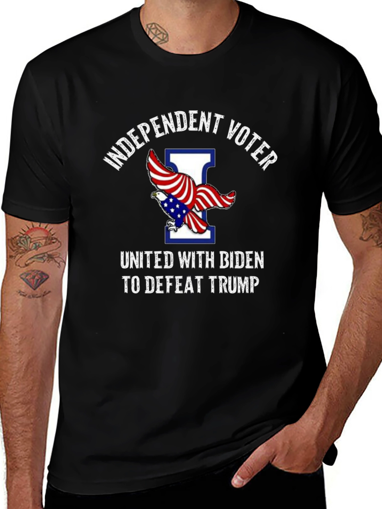 Independent Voter: United with Biden T-Shirt