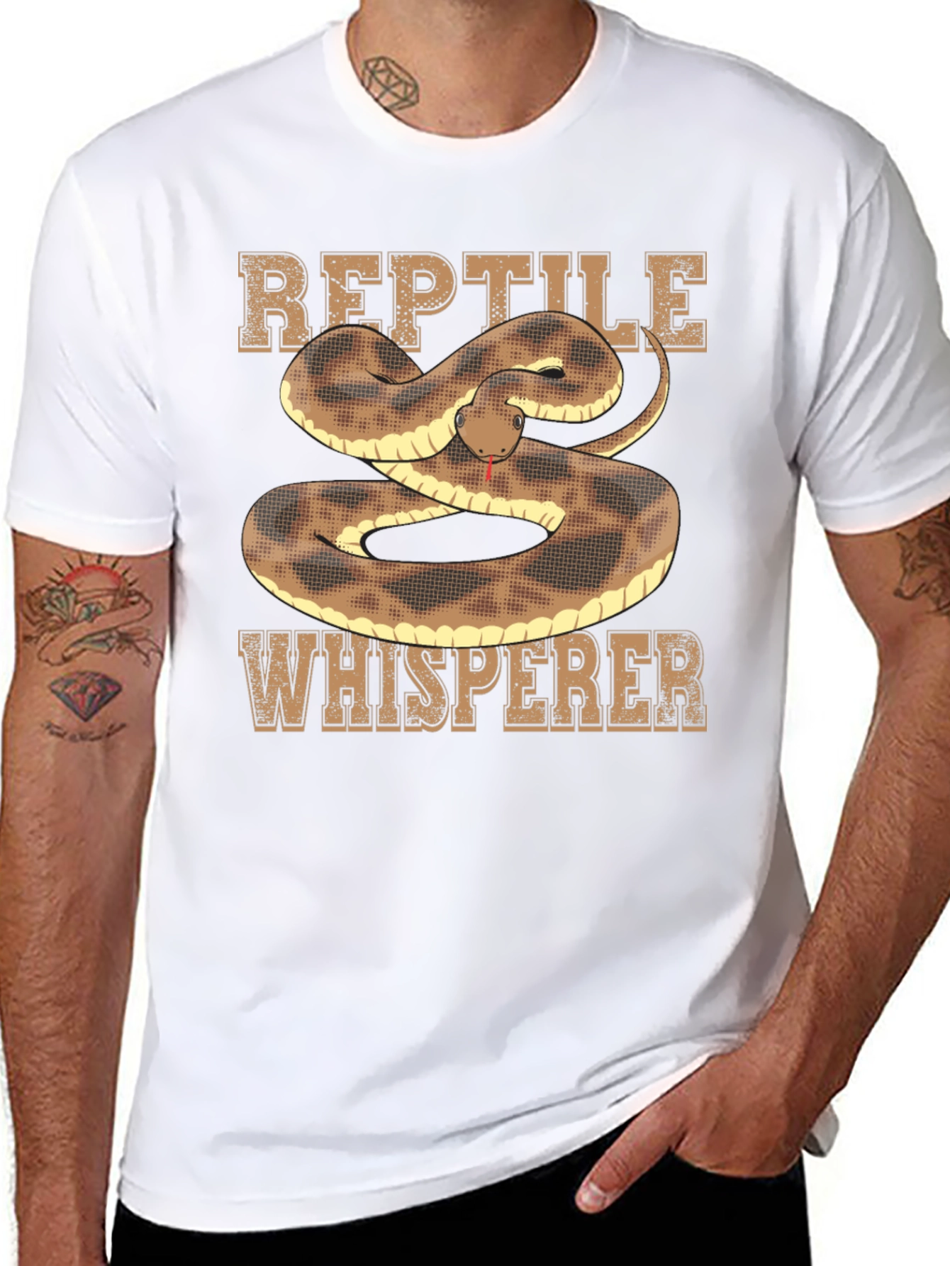 Reptile Whisperer Snake Graphic Tee