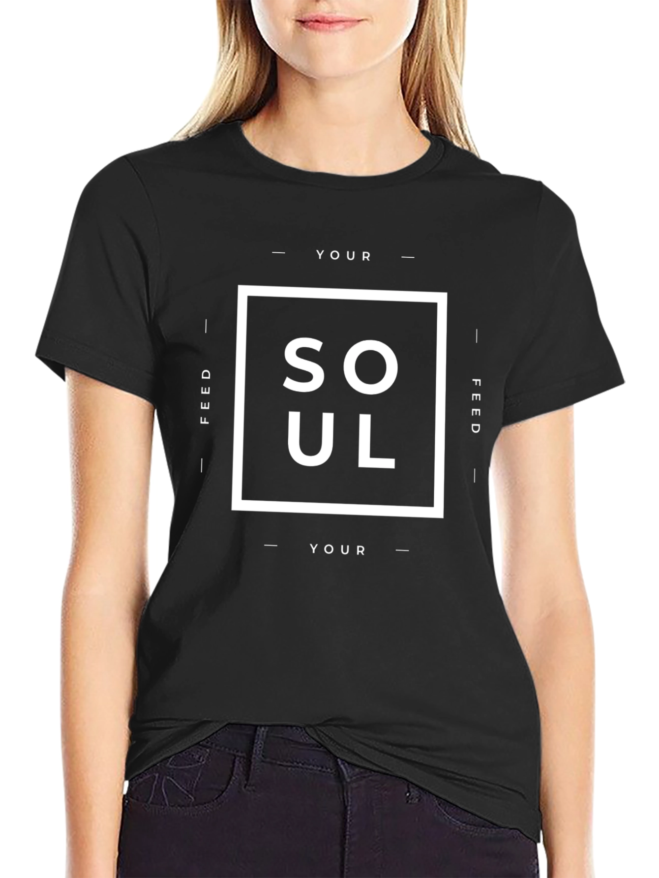 Feed Your Soul Graphic Tee - Modern Comfort