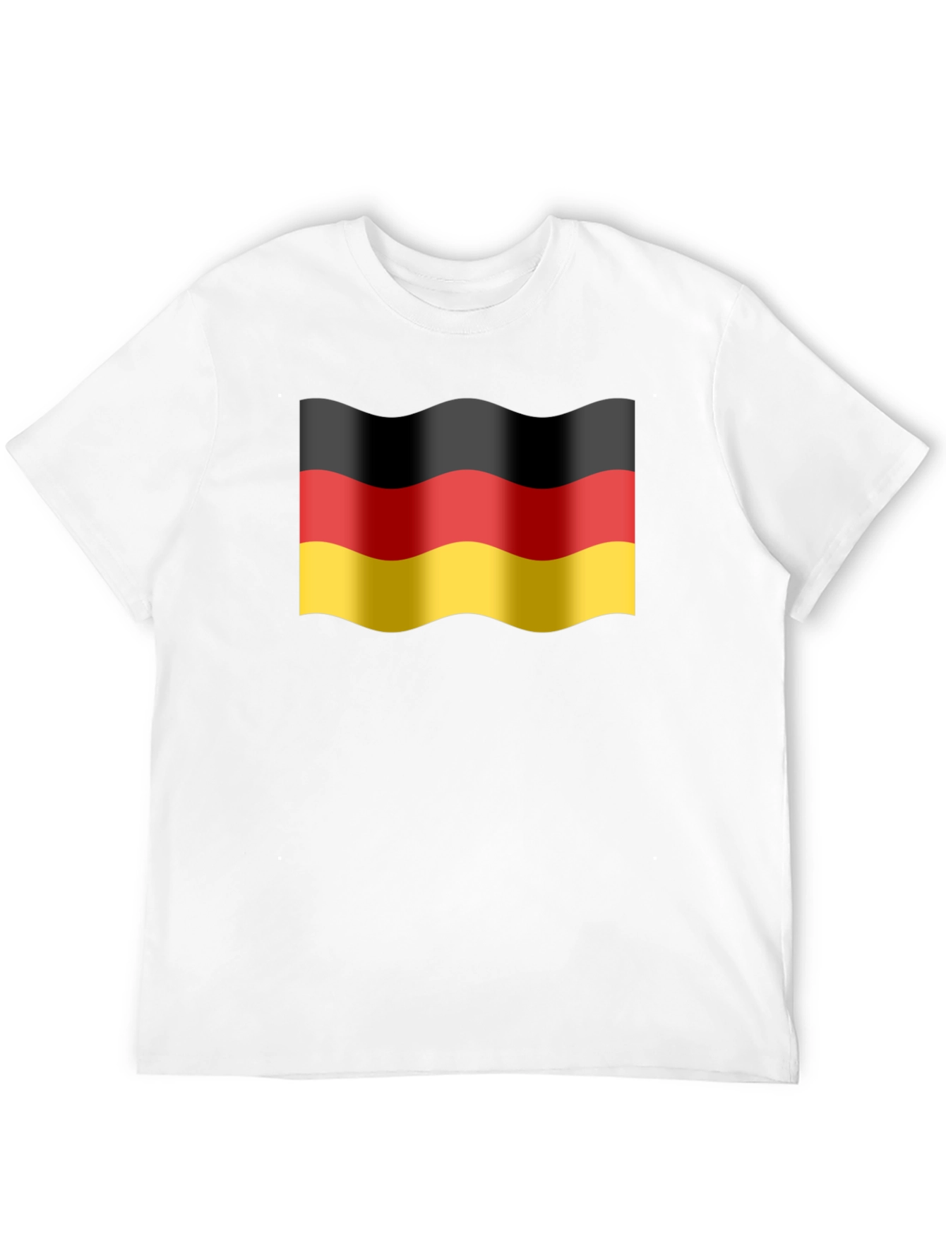 Germany Flag Wavy T-Shirt