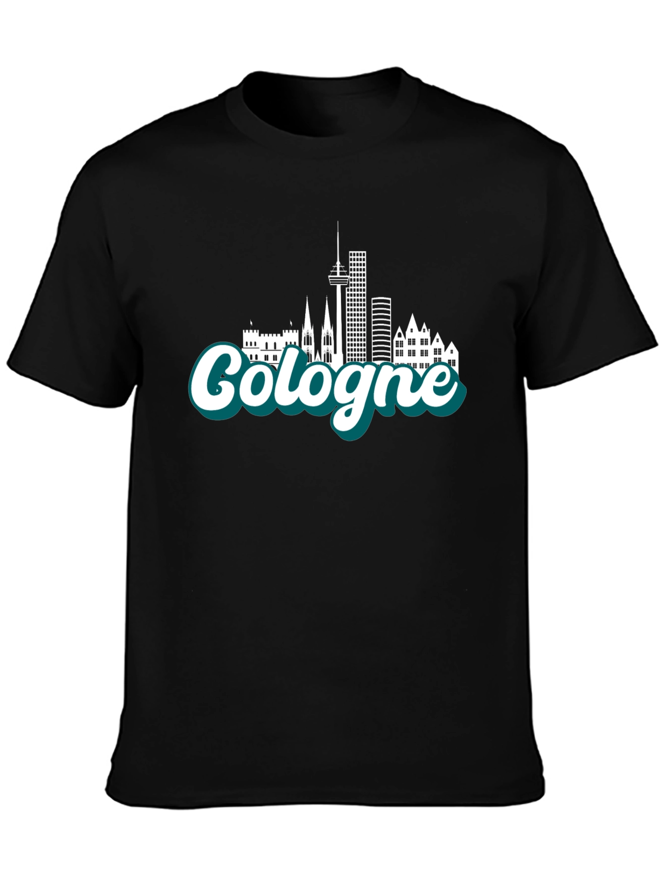 Cologne Skyline T-Shirt - Cityscape Souvenir Tee