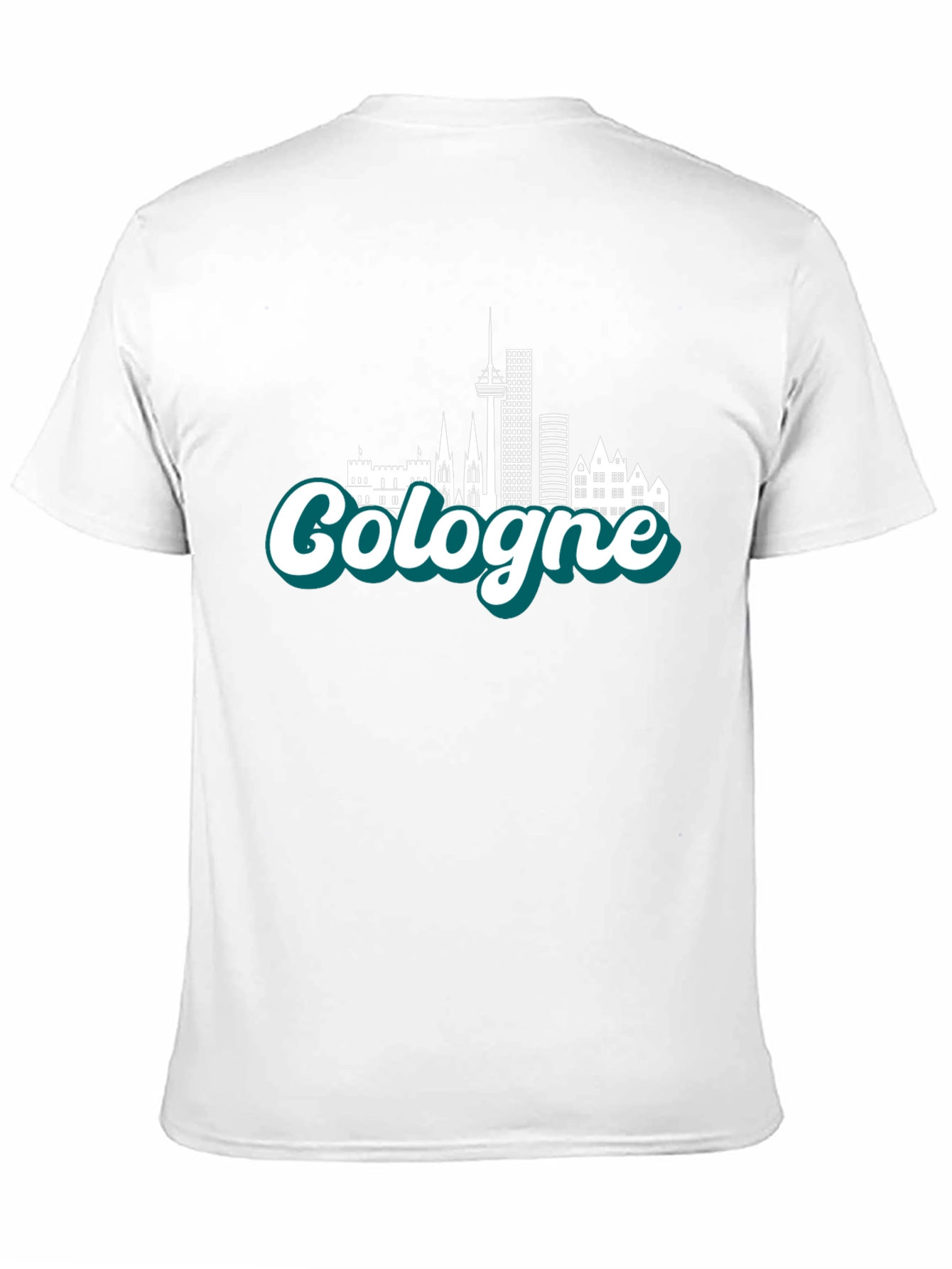 Cologne Skyline T-Shirt - Cityscape Souvenir Tee