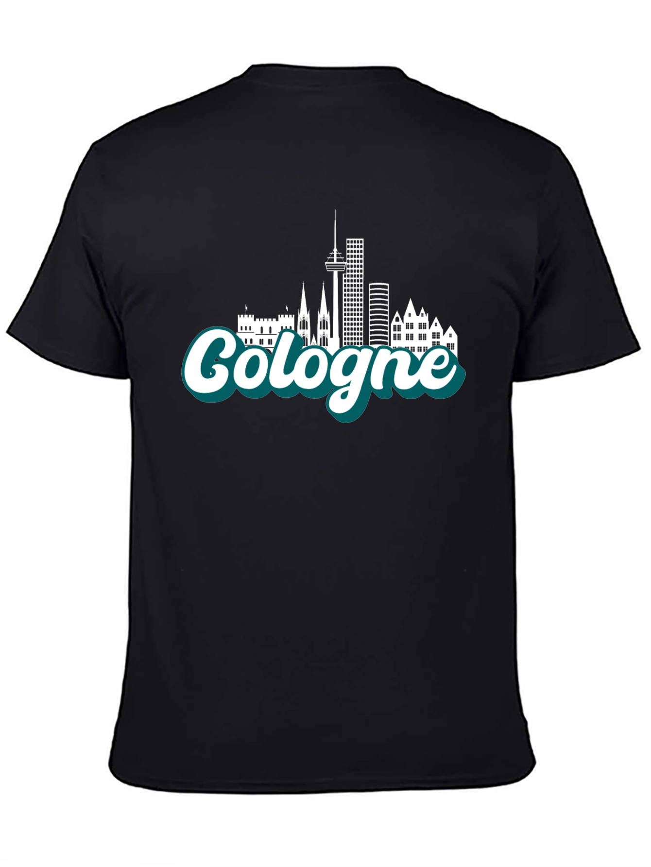 Cologne Skyline T-Shirt - Cityscape Souvenir Tee