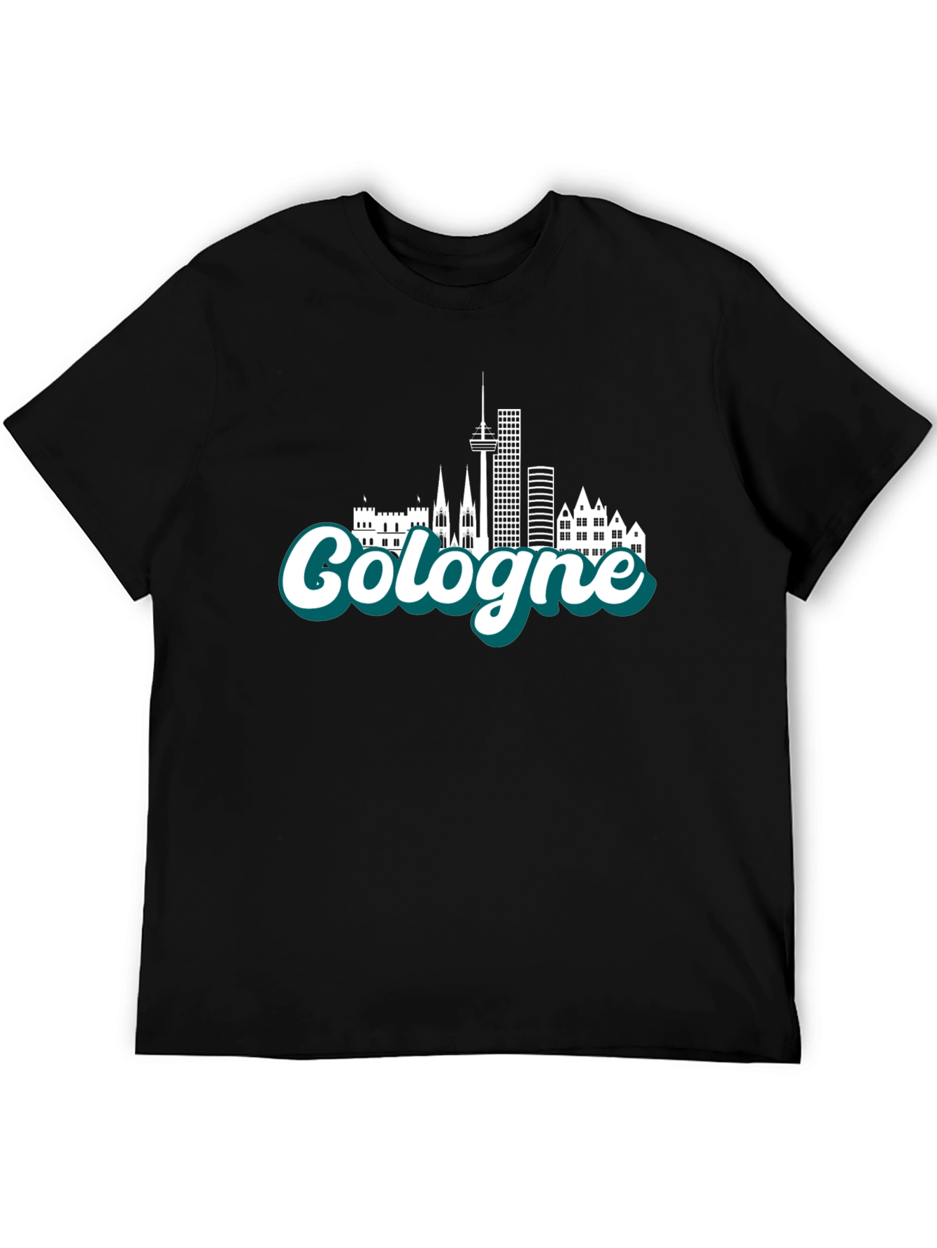 Cologne Skyline T-Shirt - Cityscape Souvenir Tee