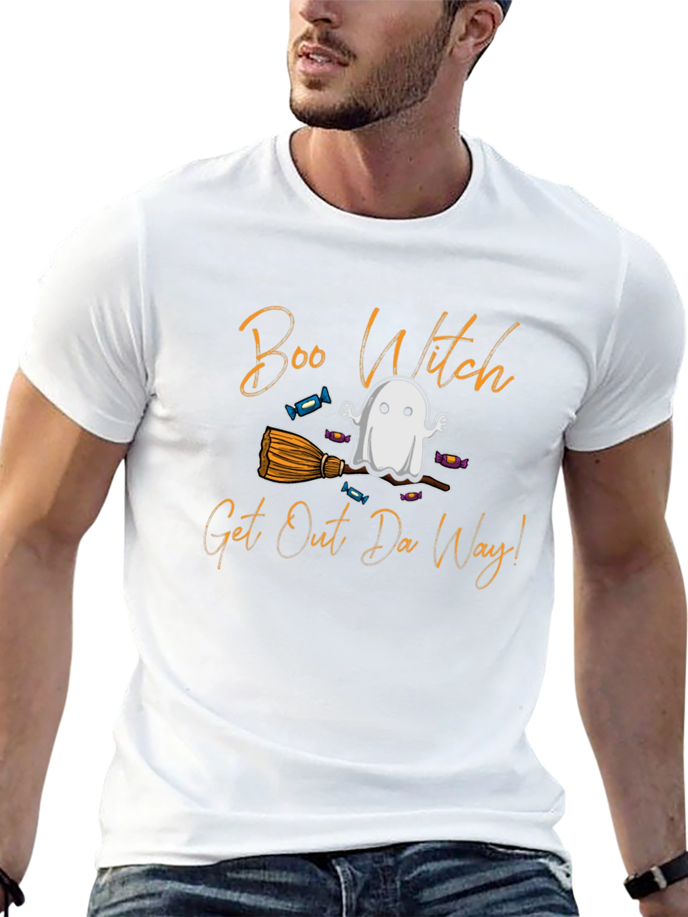 Boo Witch Halloween T-Shirt
