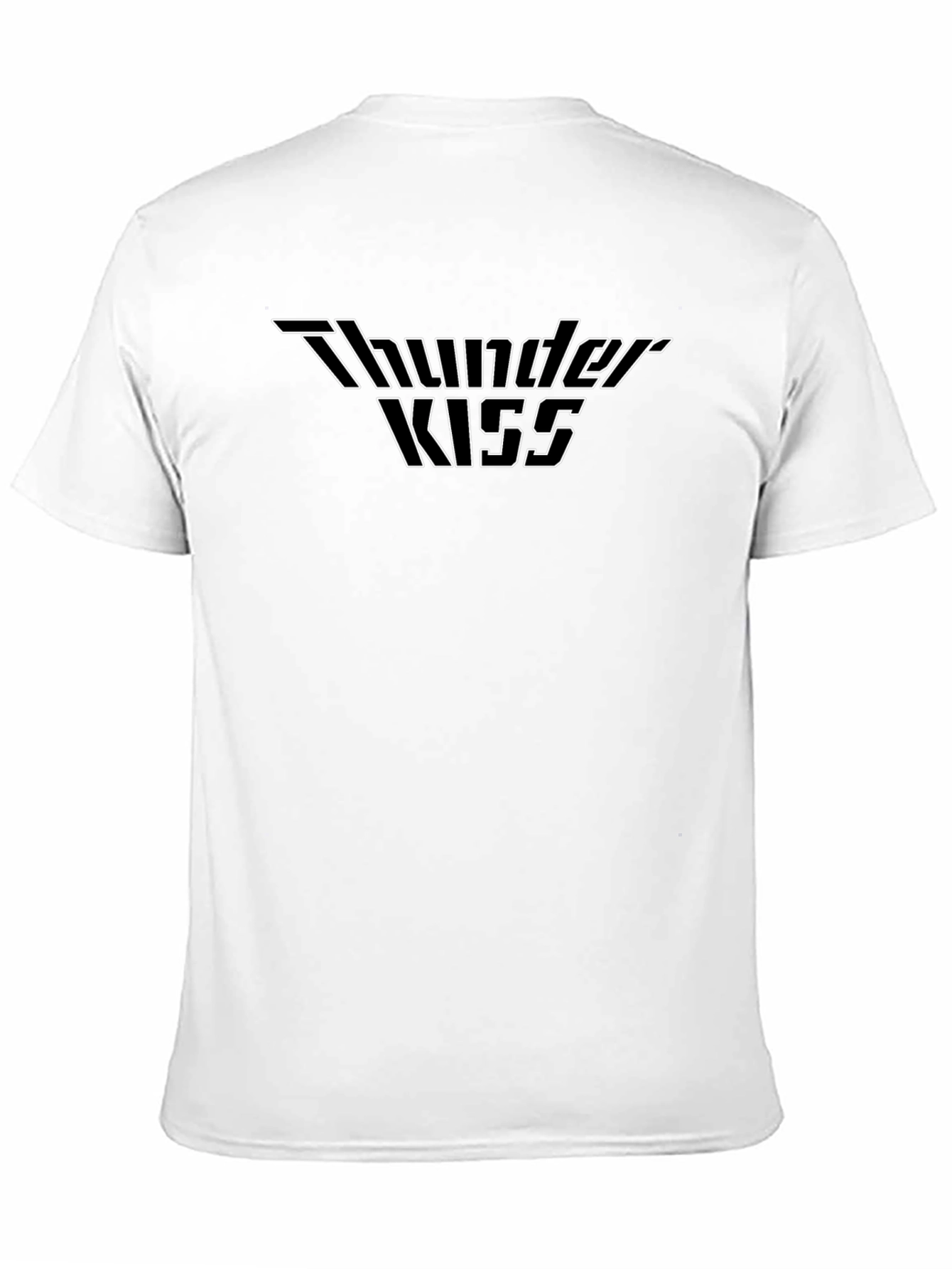 Thunder Kiss Graphic Tee - Black Cotton T-Shirt