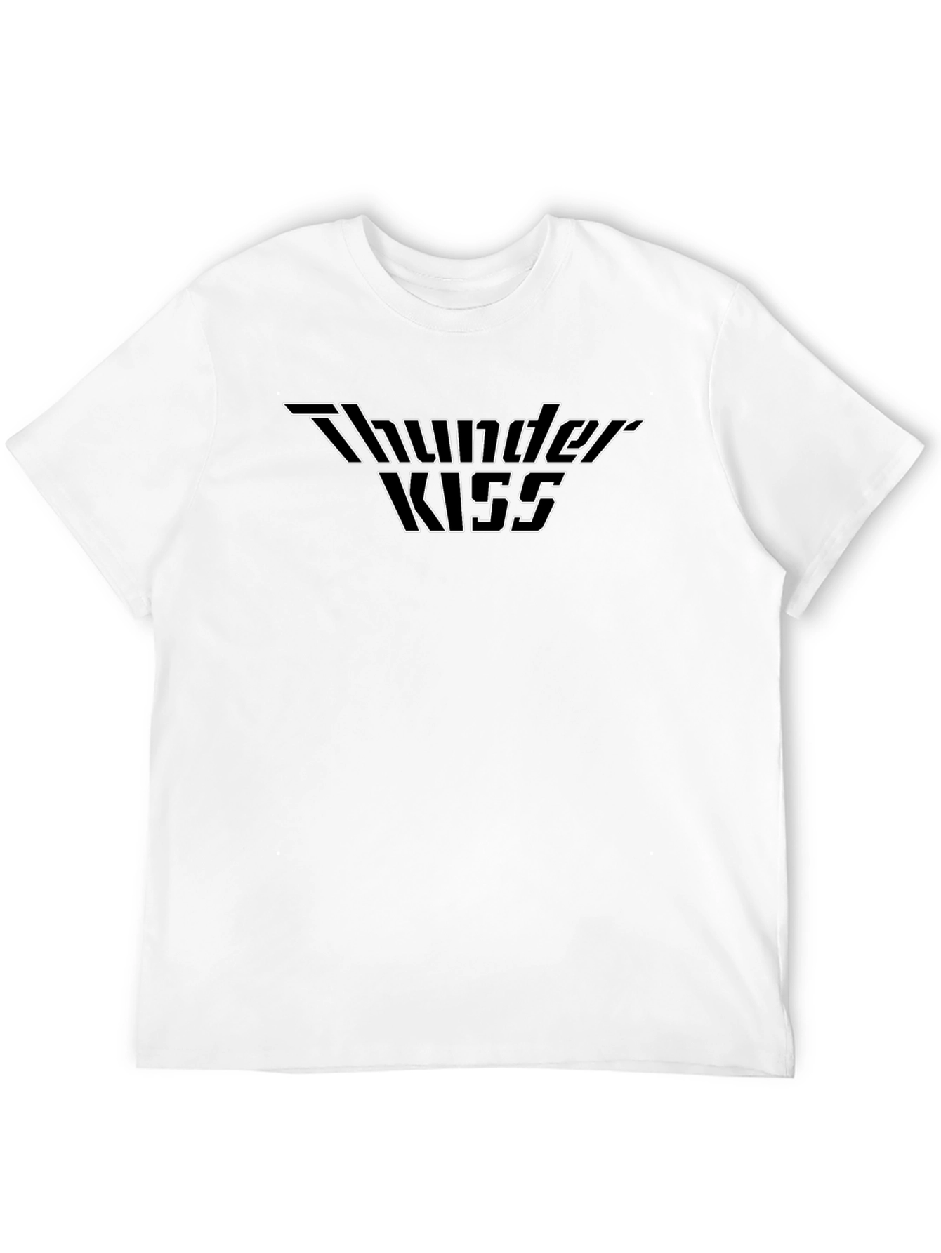 Thunder Kiss Graphic Tee - Black Cotton T-Shirt