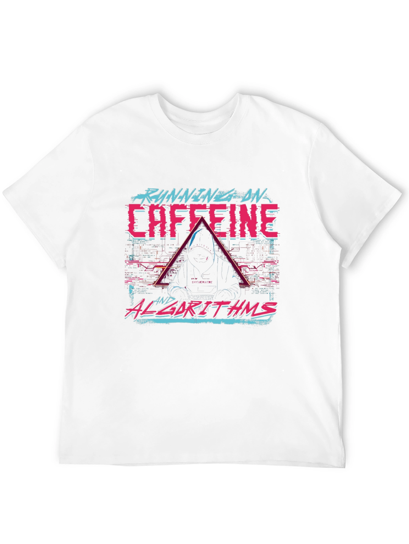 Running on Caffeine and Algorithms Graphic Tee