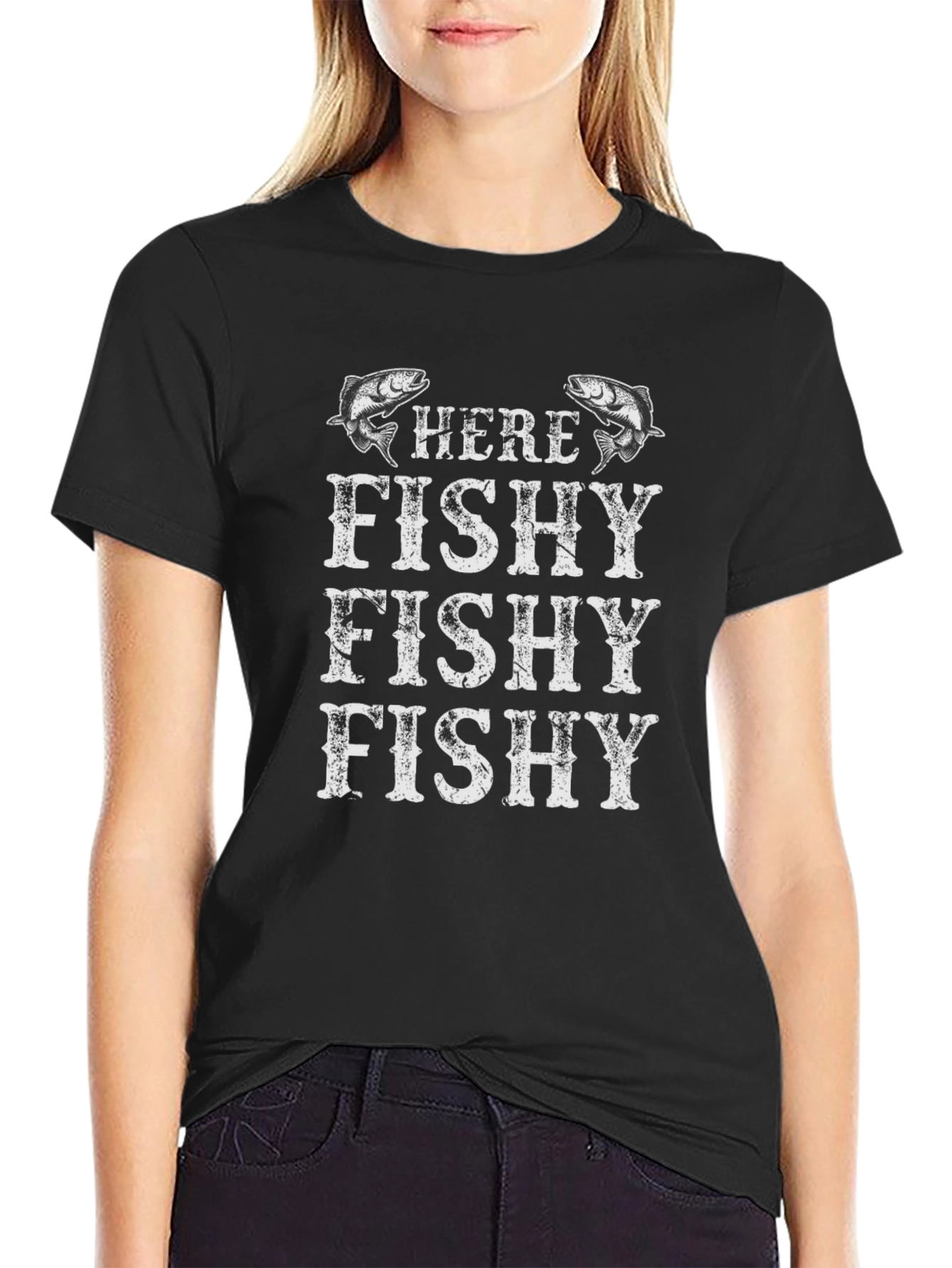 Here Fishy Fishy Fishing T-Shirt
