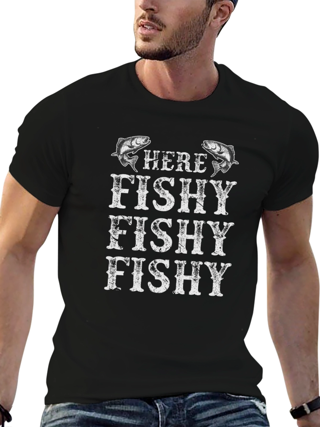 Here Fishy Fishy Fishing T-Shirt