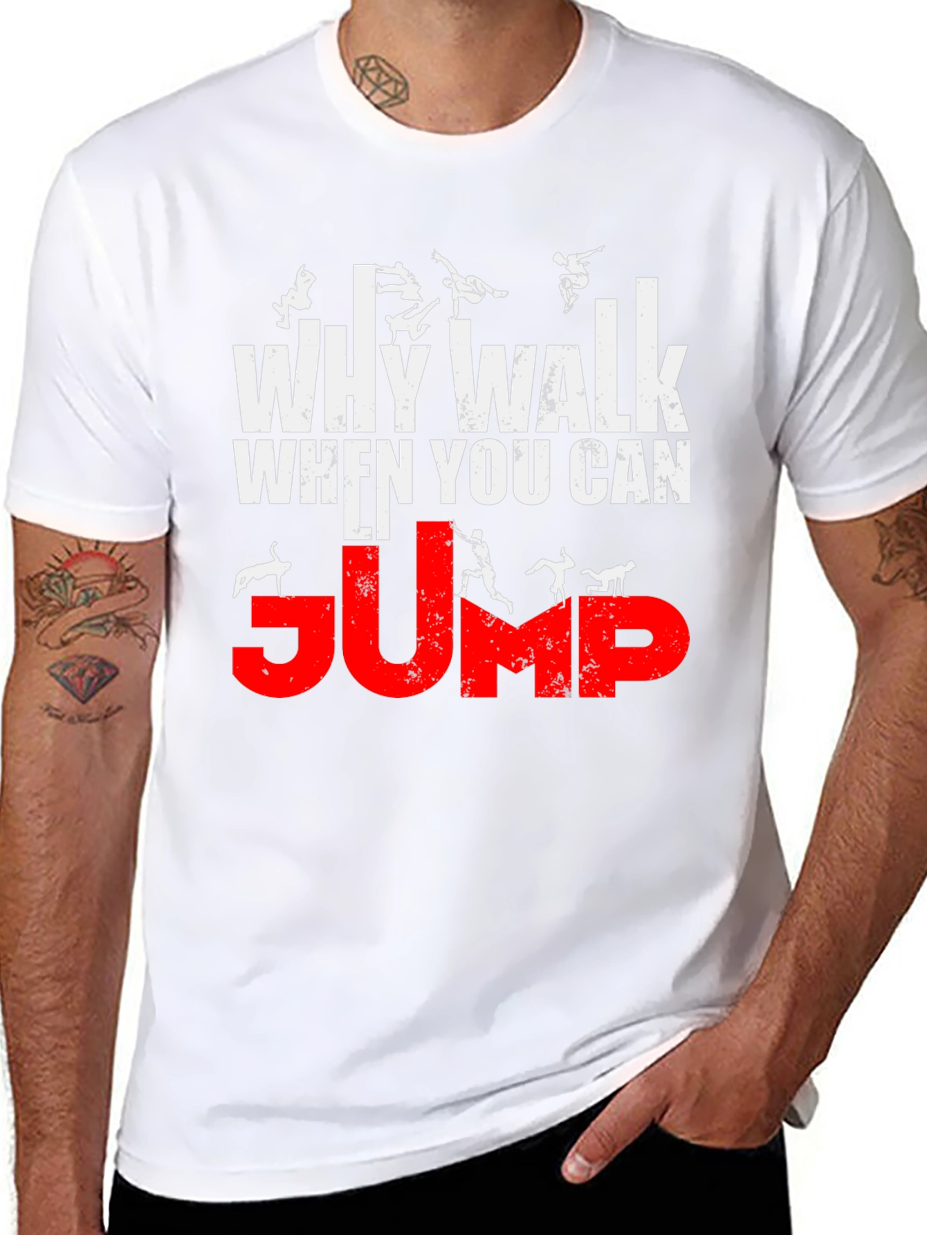 Why Walk When You Can Jump T-Shirt