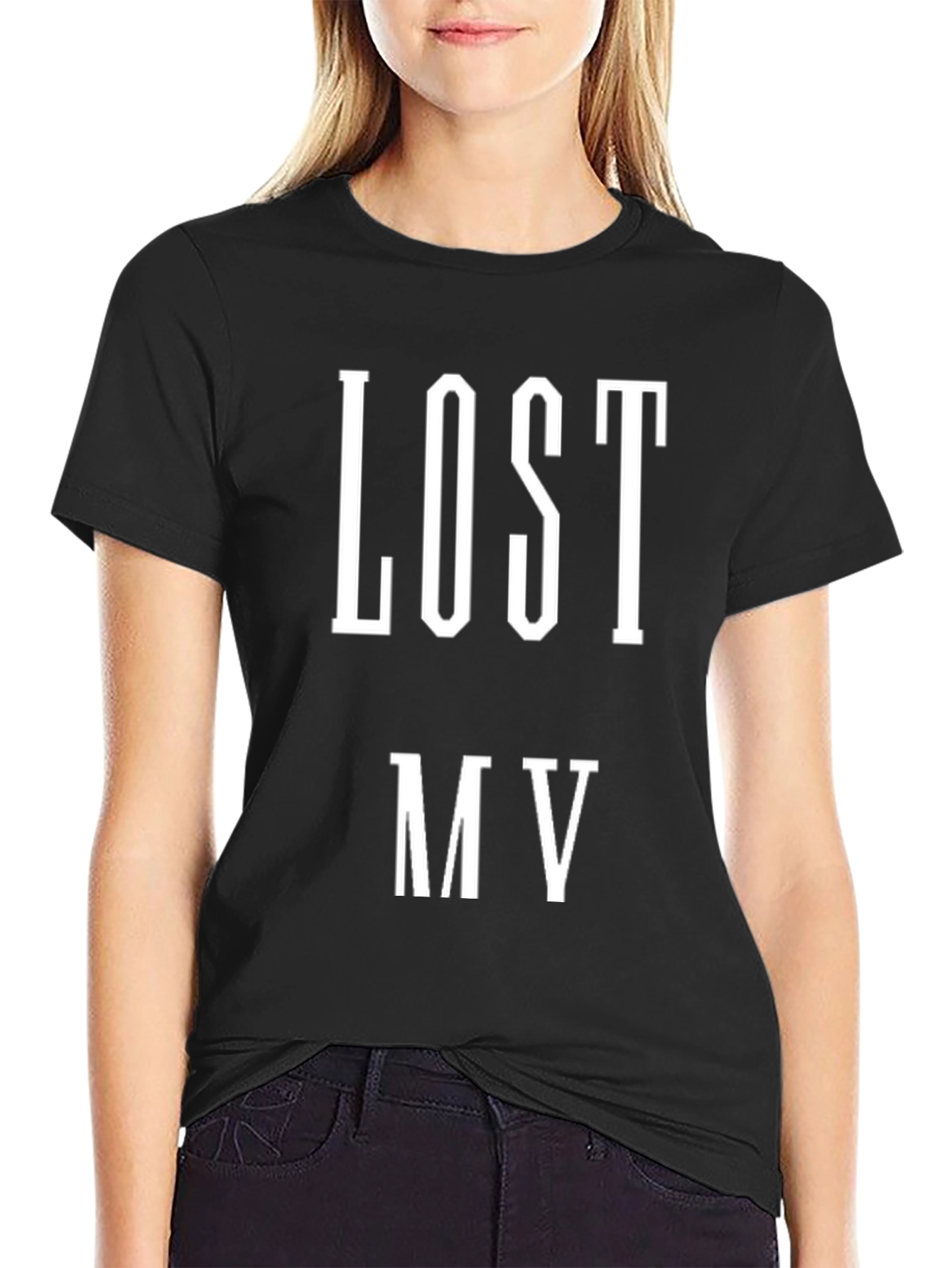 Lost MV Black Graphic Tee - Trendy Casual Wear