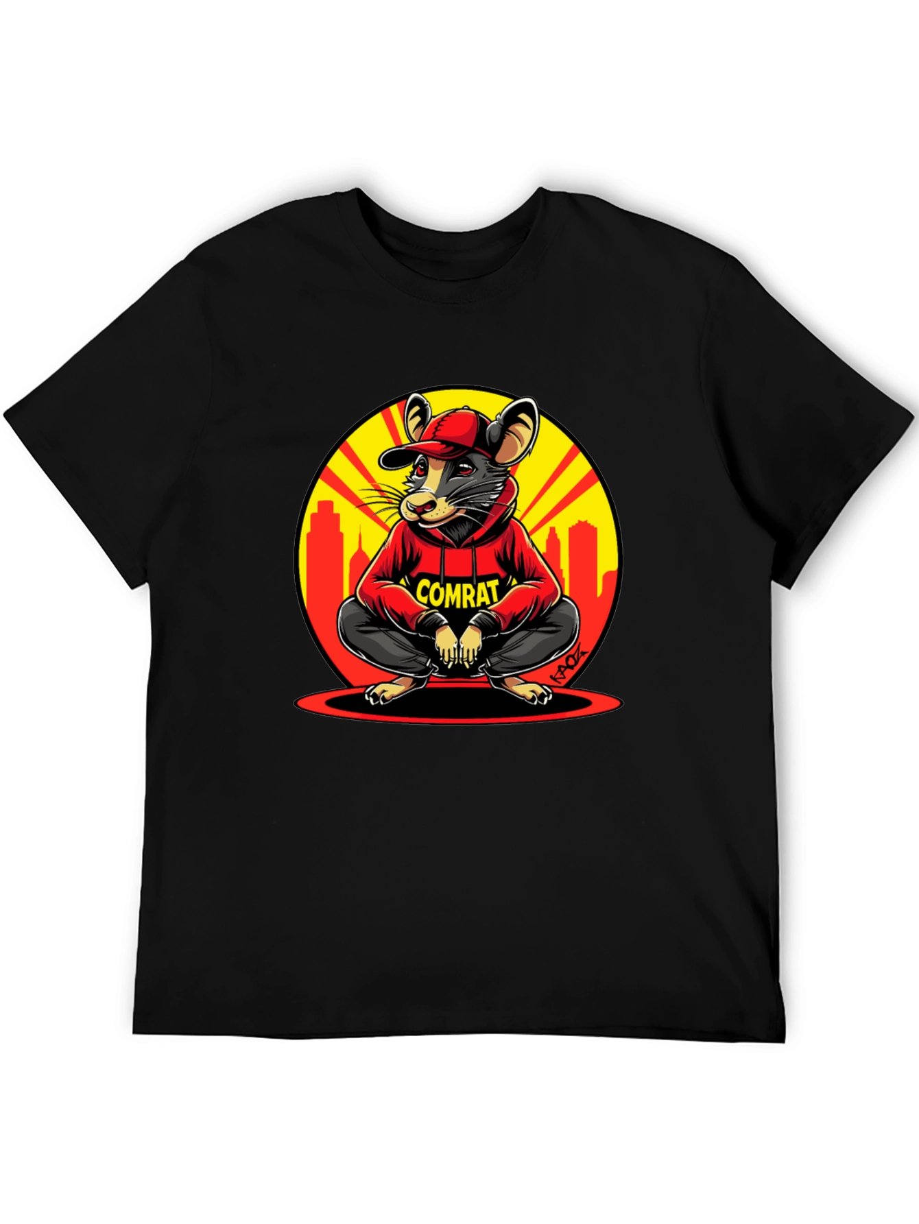 Comrat Rat T-Shirt - Urban Style