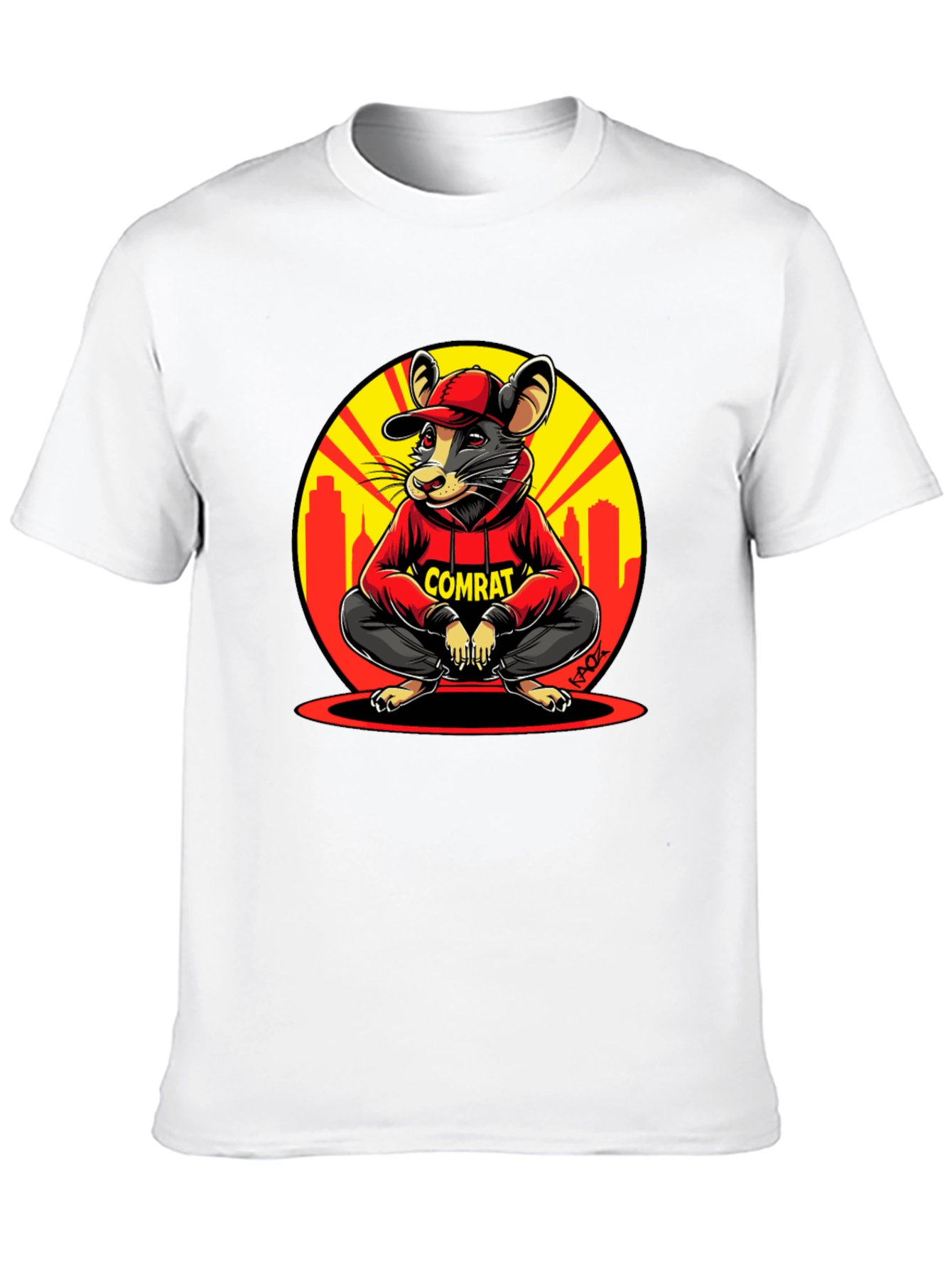 Comrat Rat T-Shirt - Urban Style