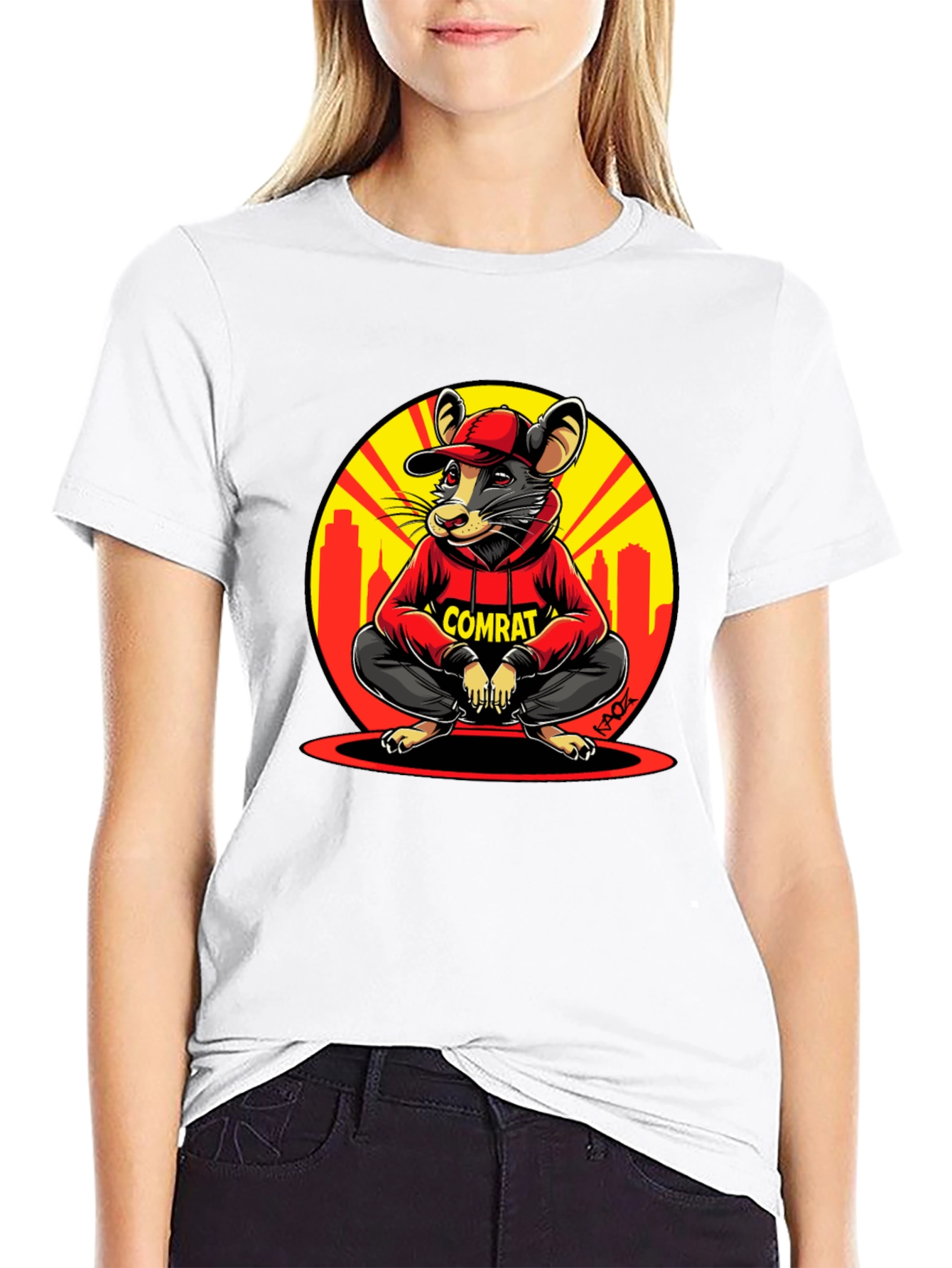 Comrat Rat T-Shirt - Urban Style