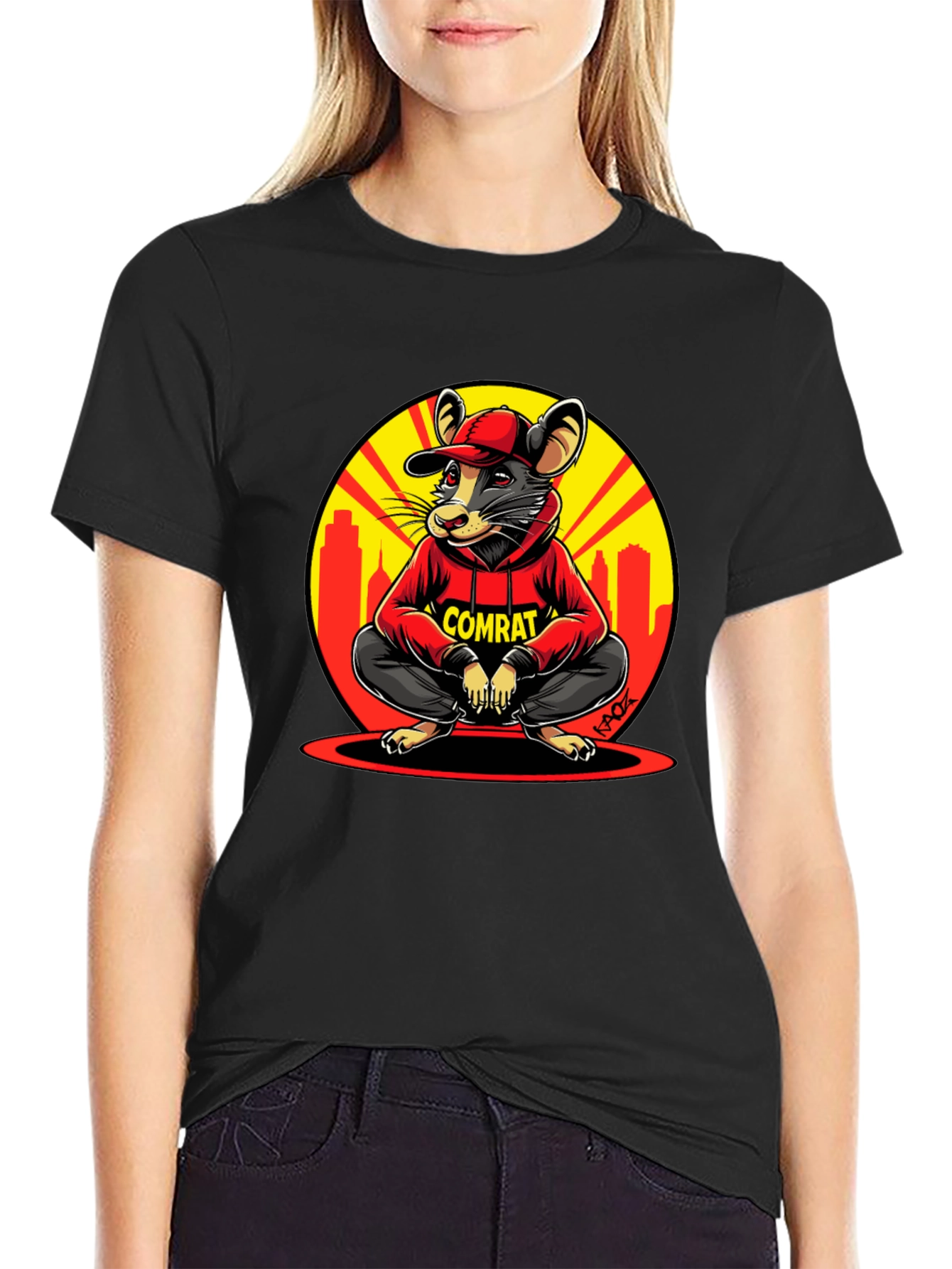 Comrat Rat T-Shirt - Urban Style