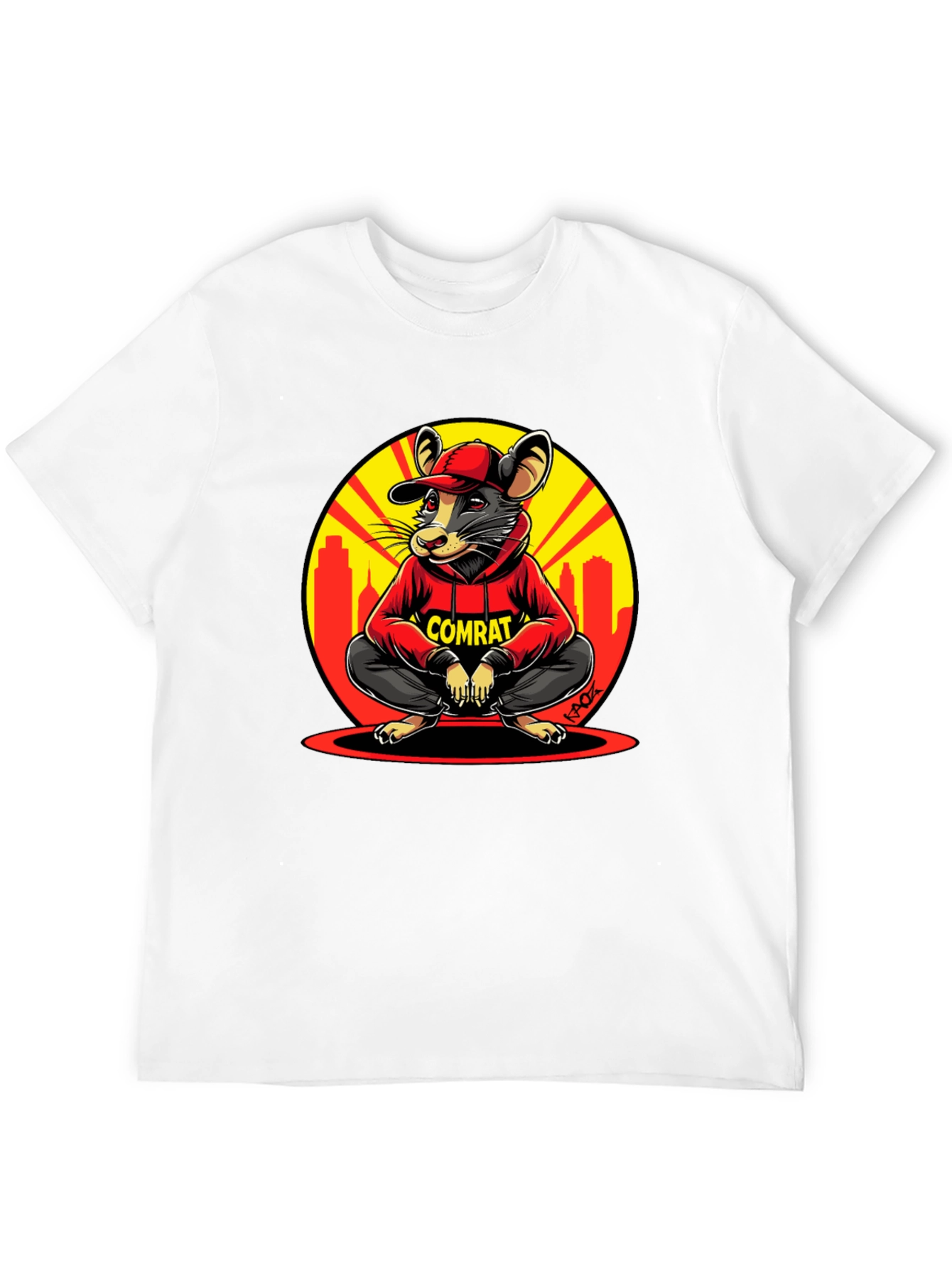 Comrat Rat T-Shirt - Urban Style