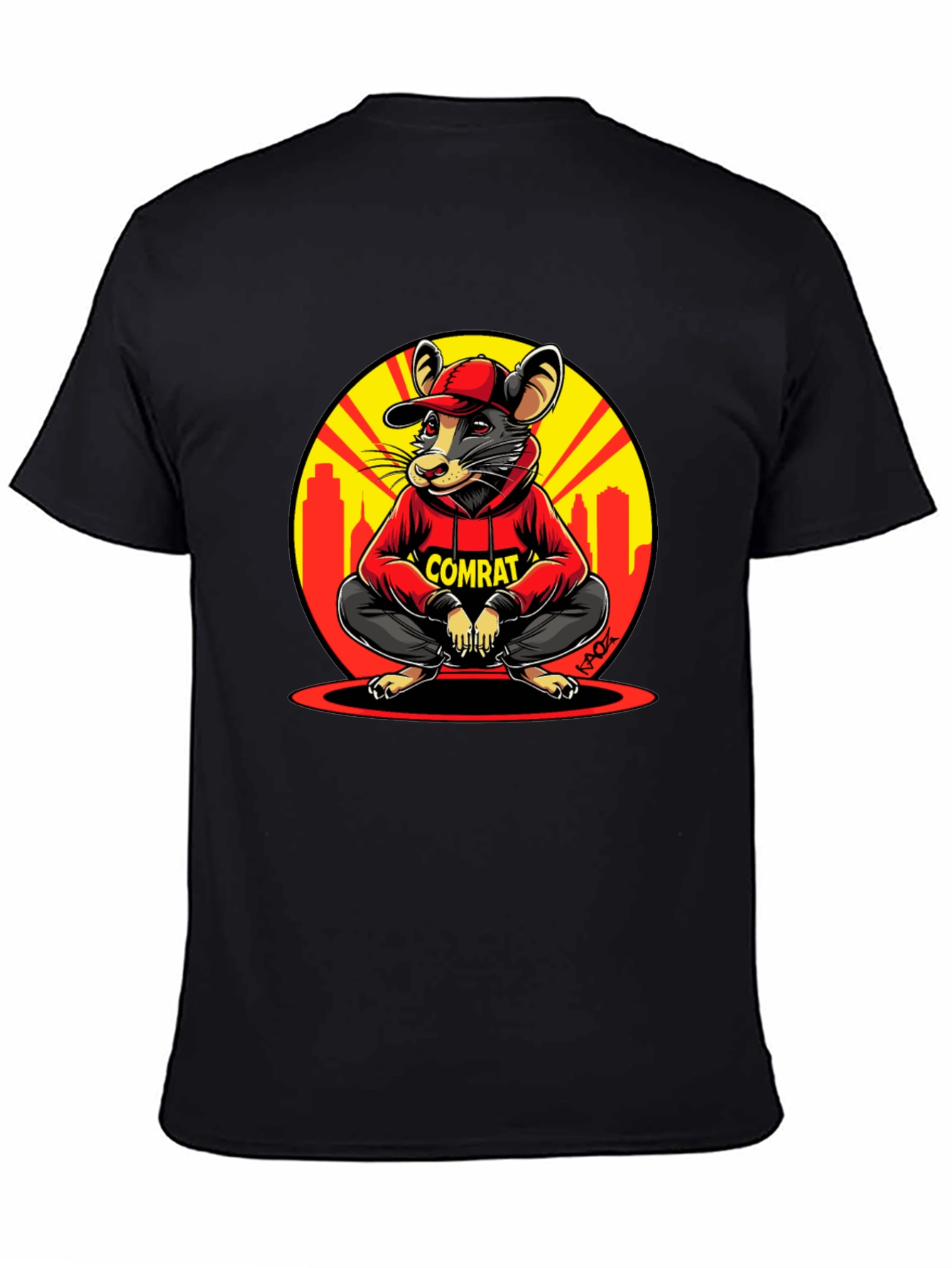 Comrat Rat T-Shirt - Urban Style