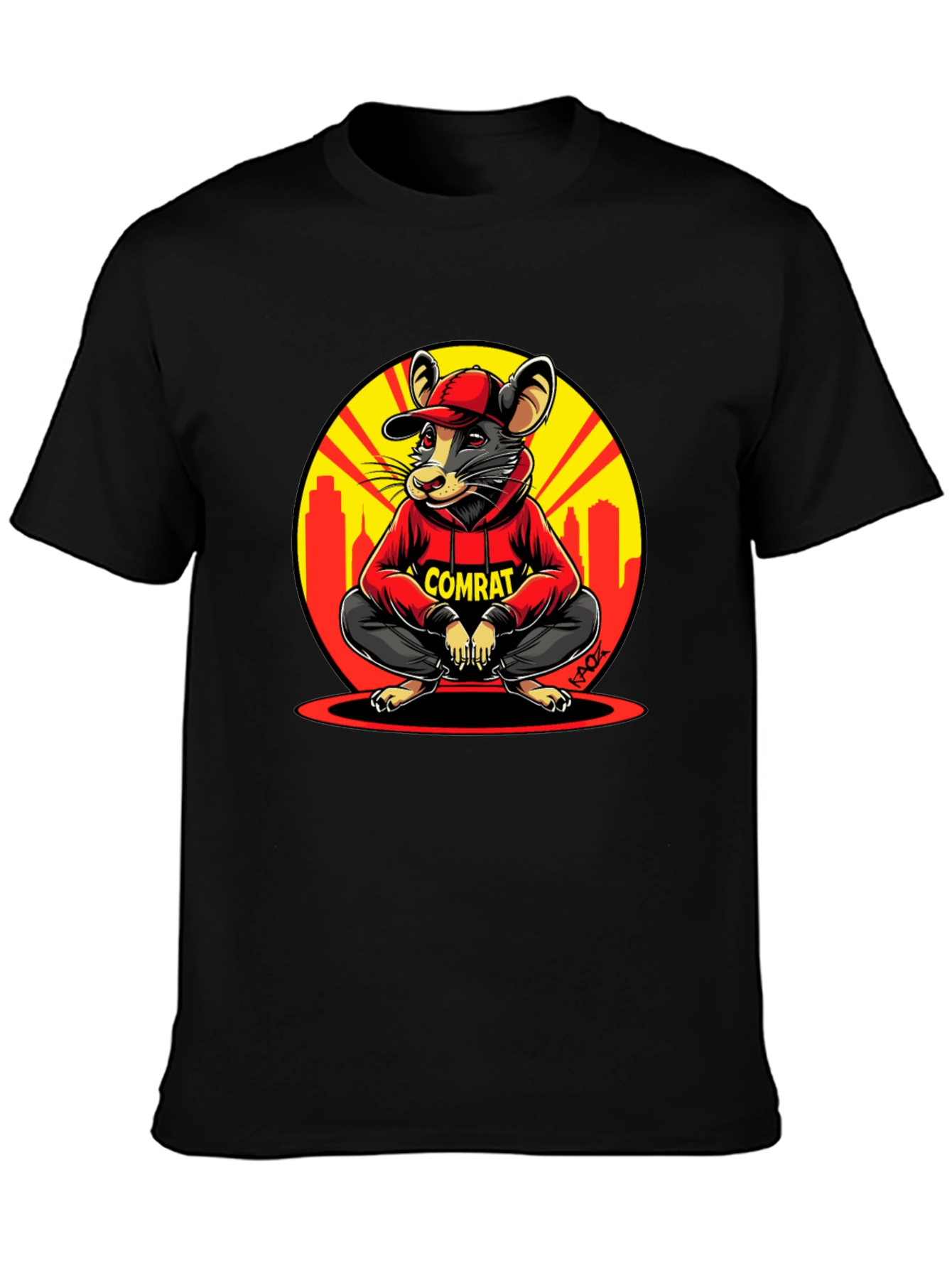 Comrat Rat T-Shirt - Urban Style