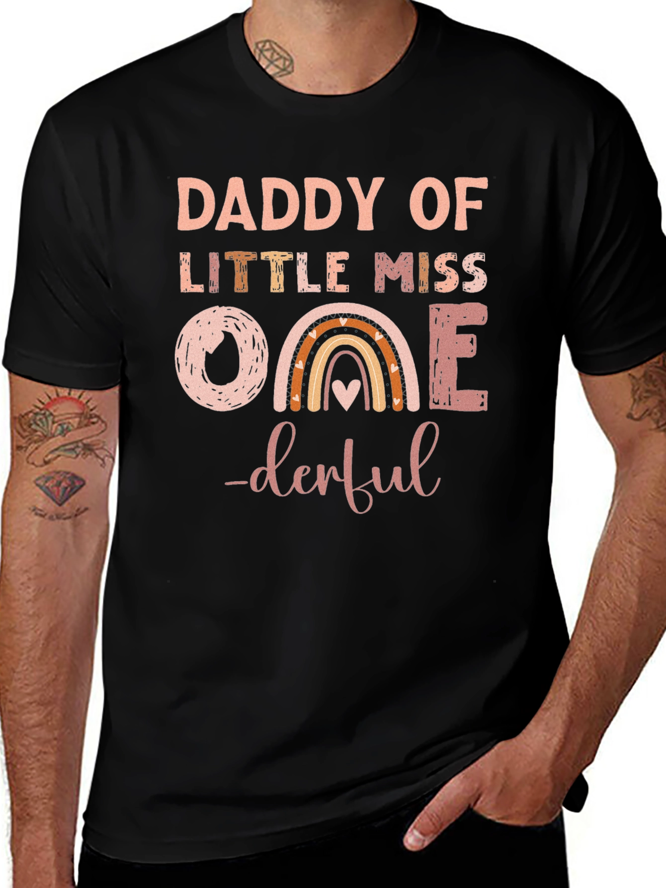 Daddy of Little Miss ONE-derful T-Shirt