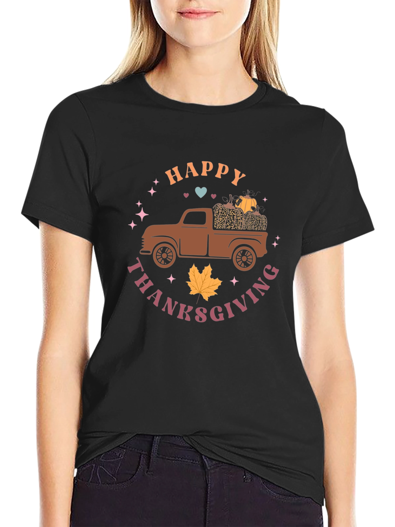 Happy Thanksgiving Truck T-Shirt