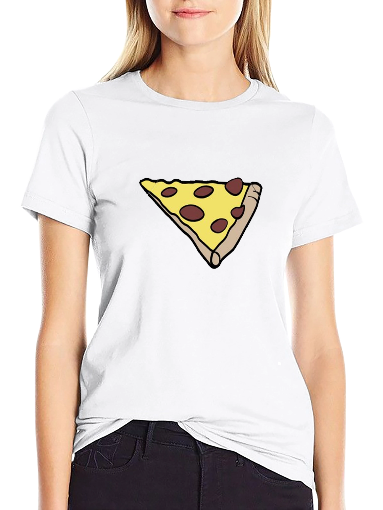 Pizza Slice Graphic Tee - Casual Comfort