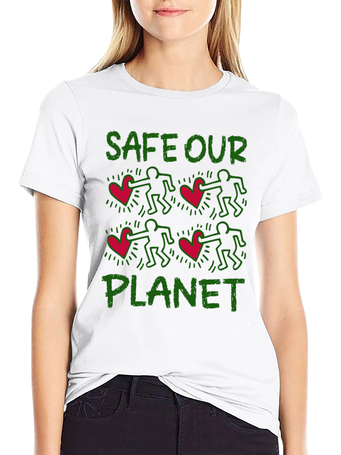 Safe Our Planet Graphic T-Shirt