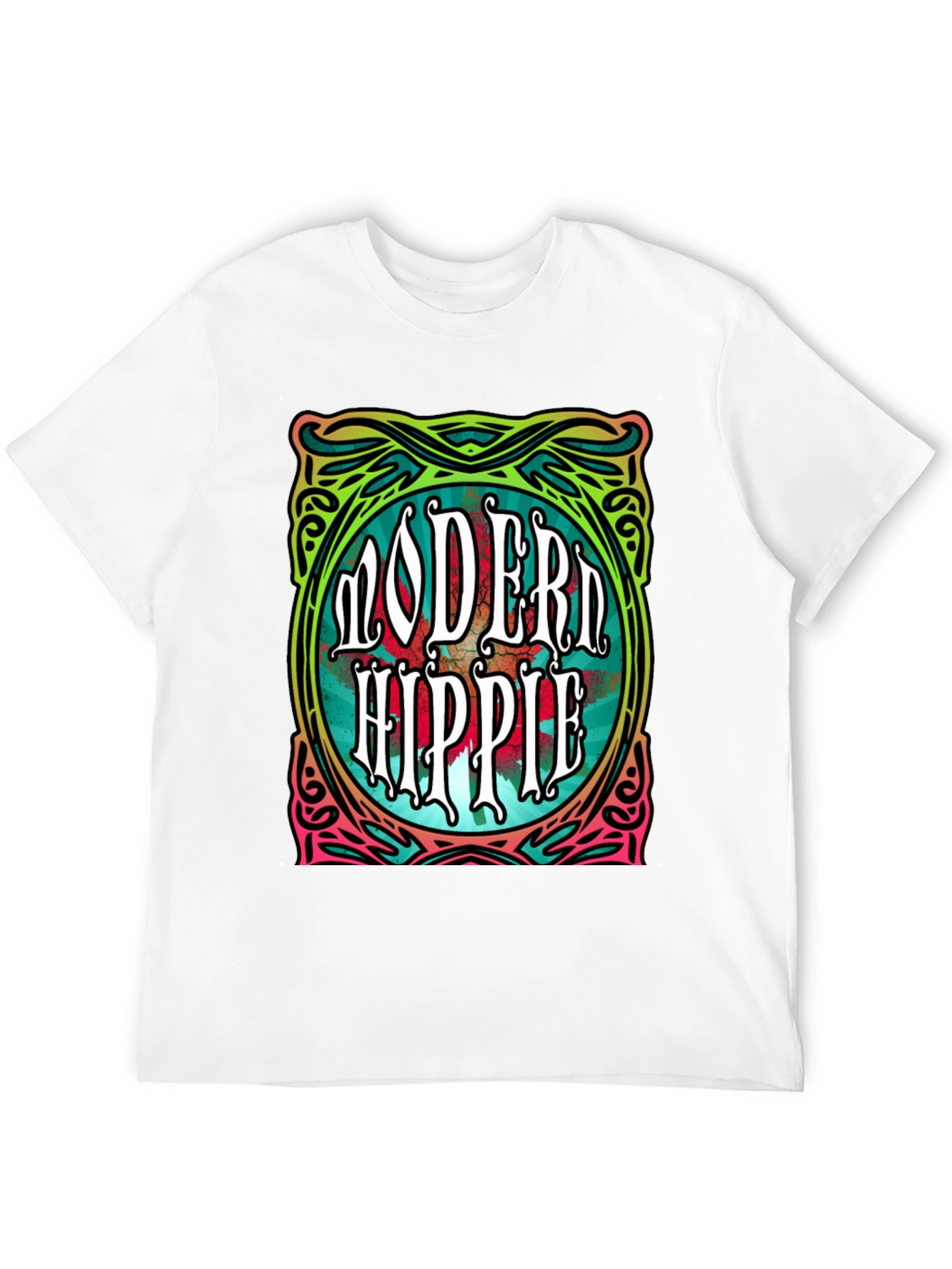 Modern Hippie Graphic Tee - Retro Style T-Shirt