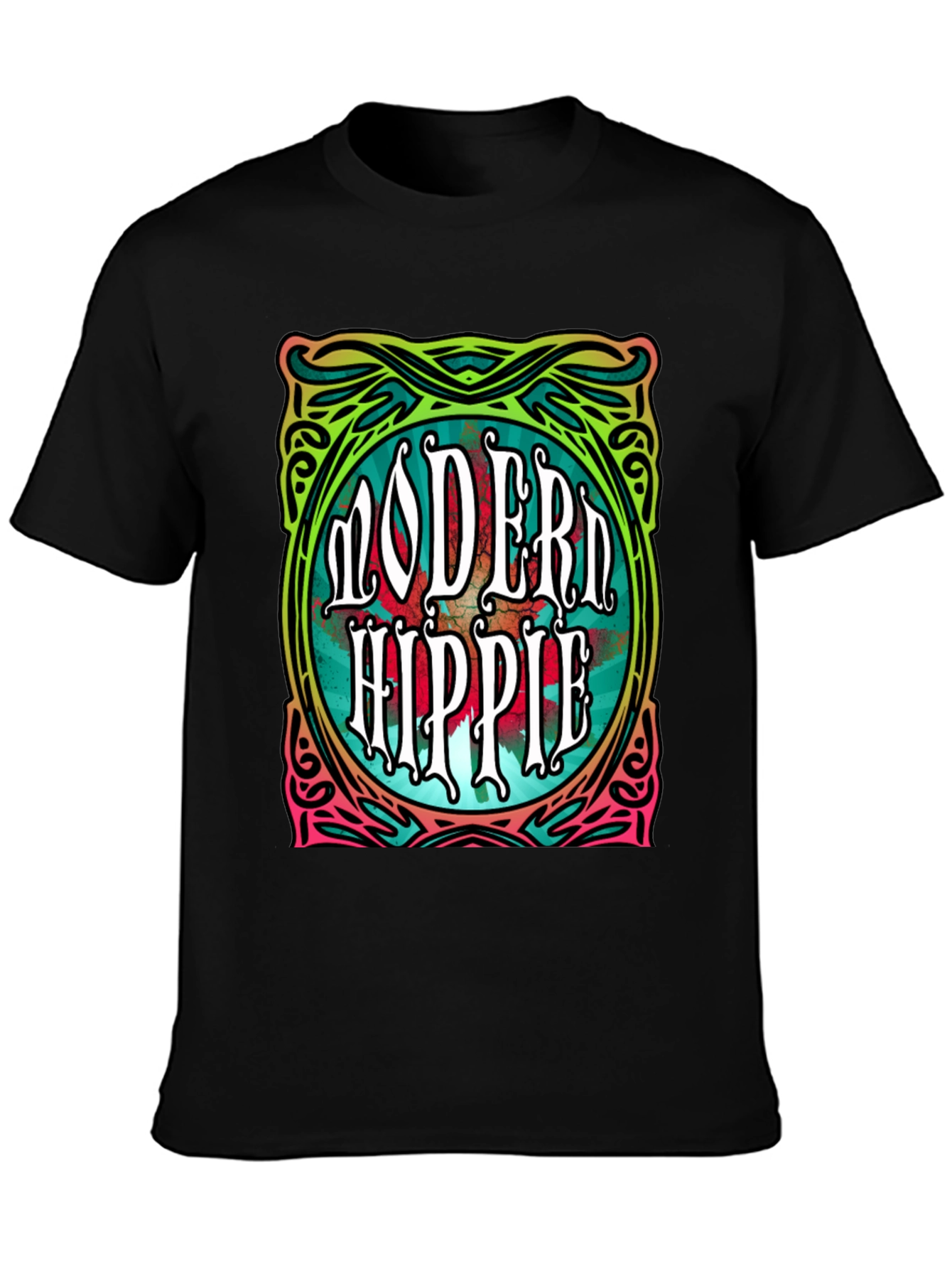 Modern Hippie Graphic Tee - Retro Style T-Shirt