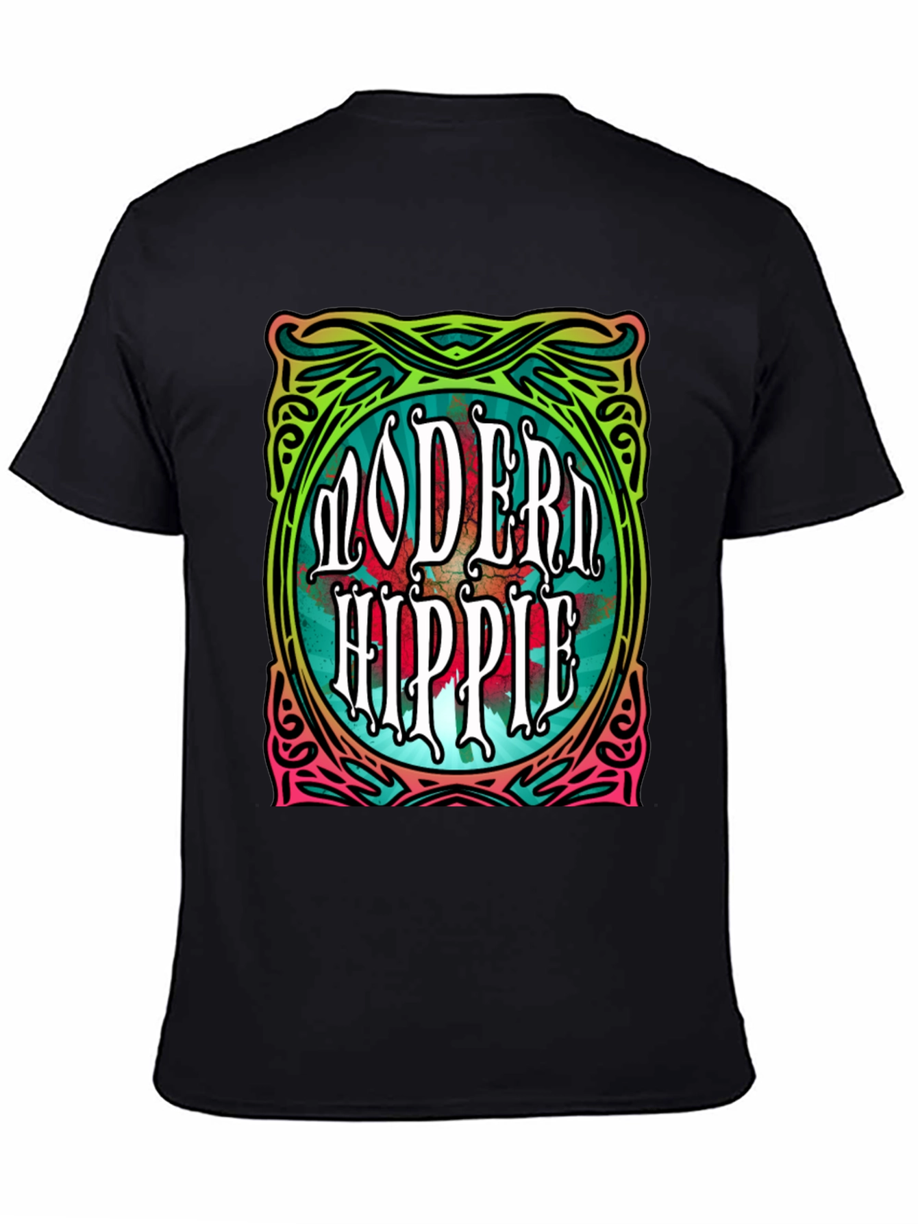 Modern Hippie Graphic Tee - Retro Style T-Shirt