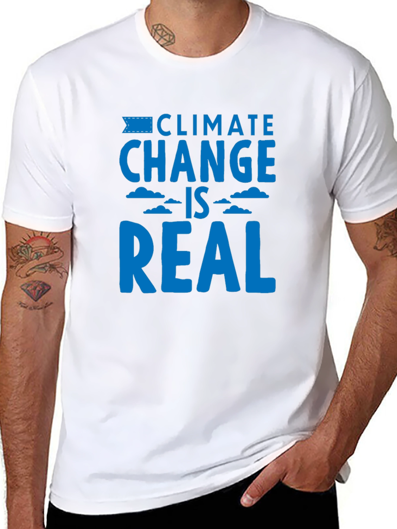 Climate Change is Real Graphic T-Shirt