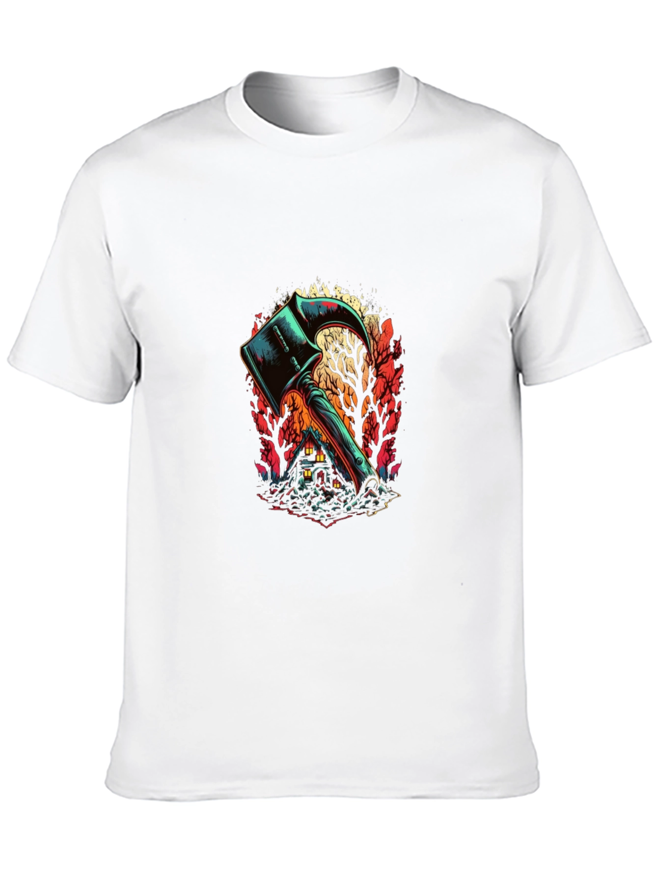 Axe House Graphic Tee - Spooky Season T-Shirt