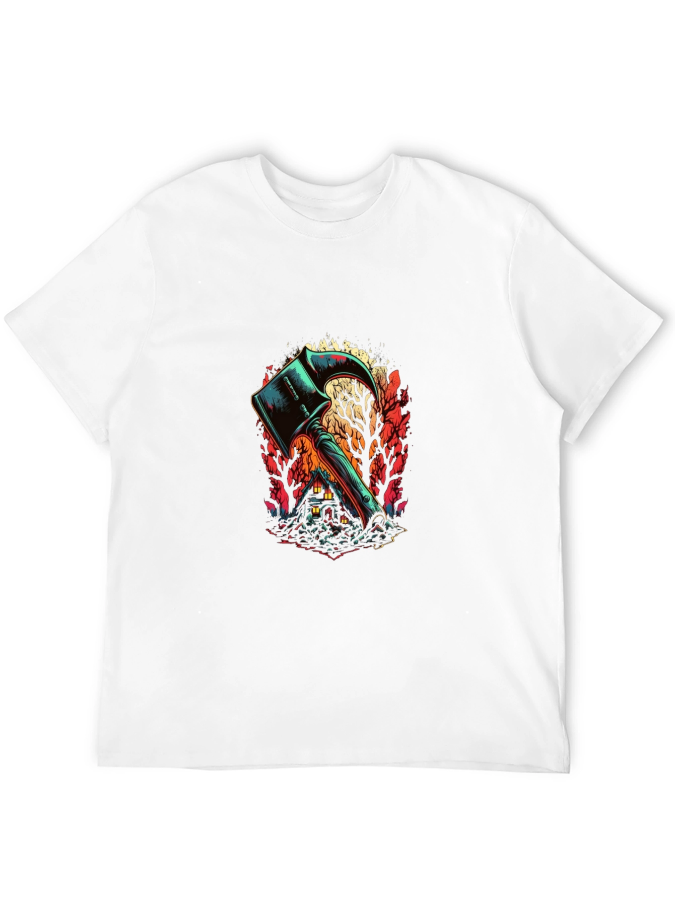 Axe House Graphic Tee - Spooky Season T-Shirt