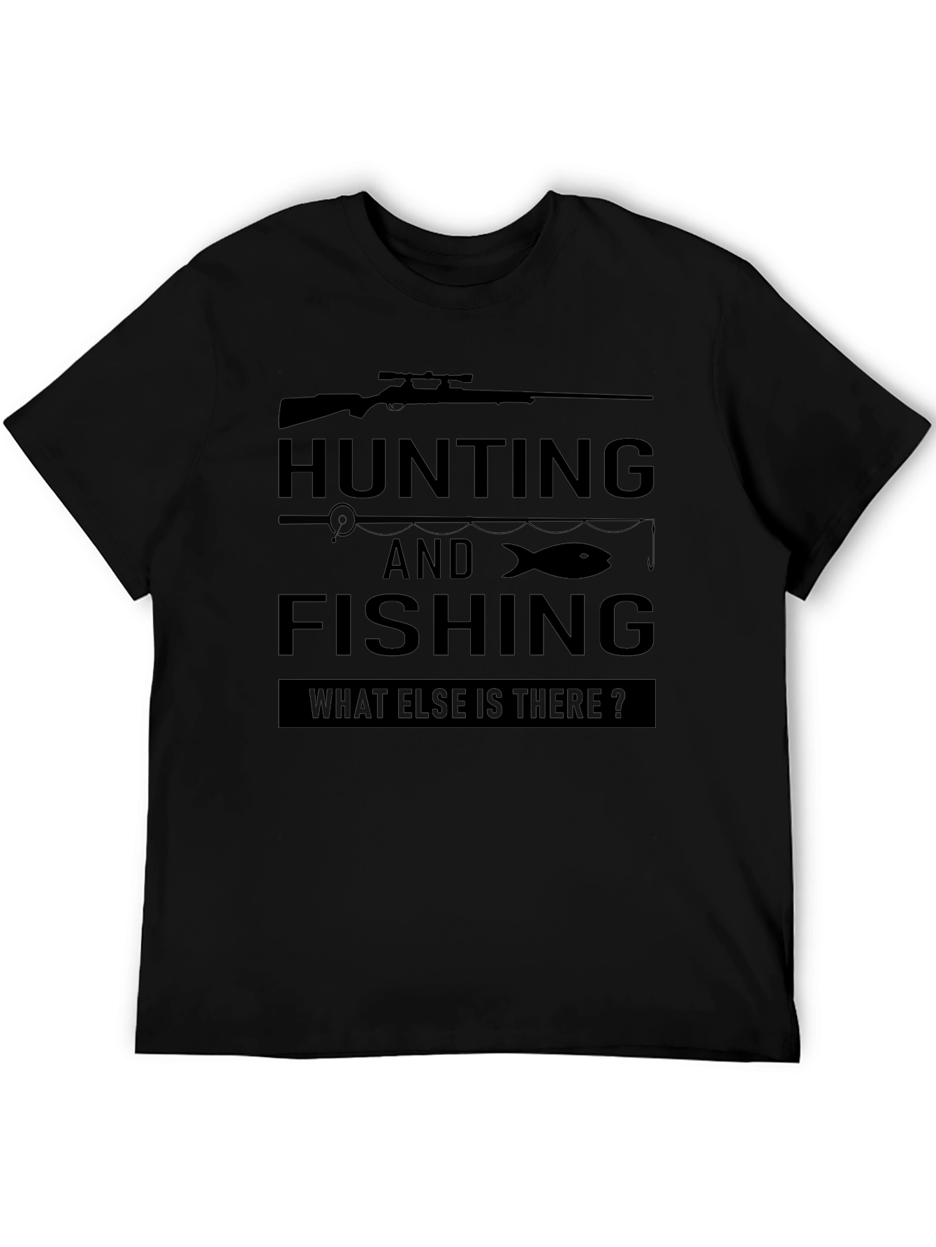 Hunting and Fishing Graphic T-Shirt